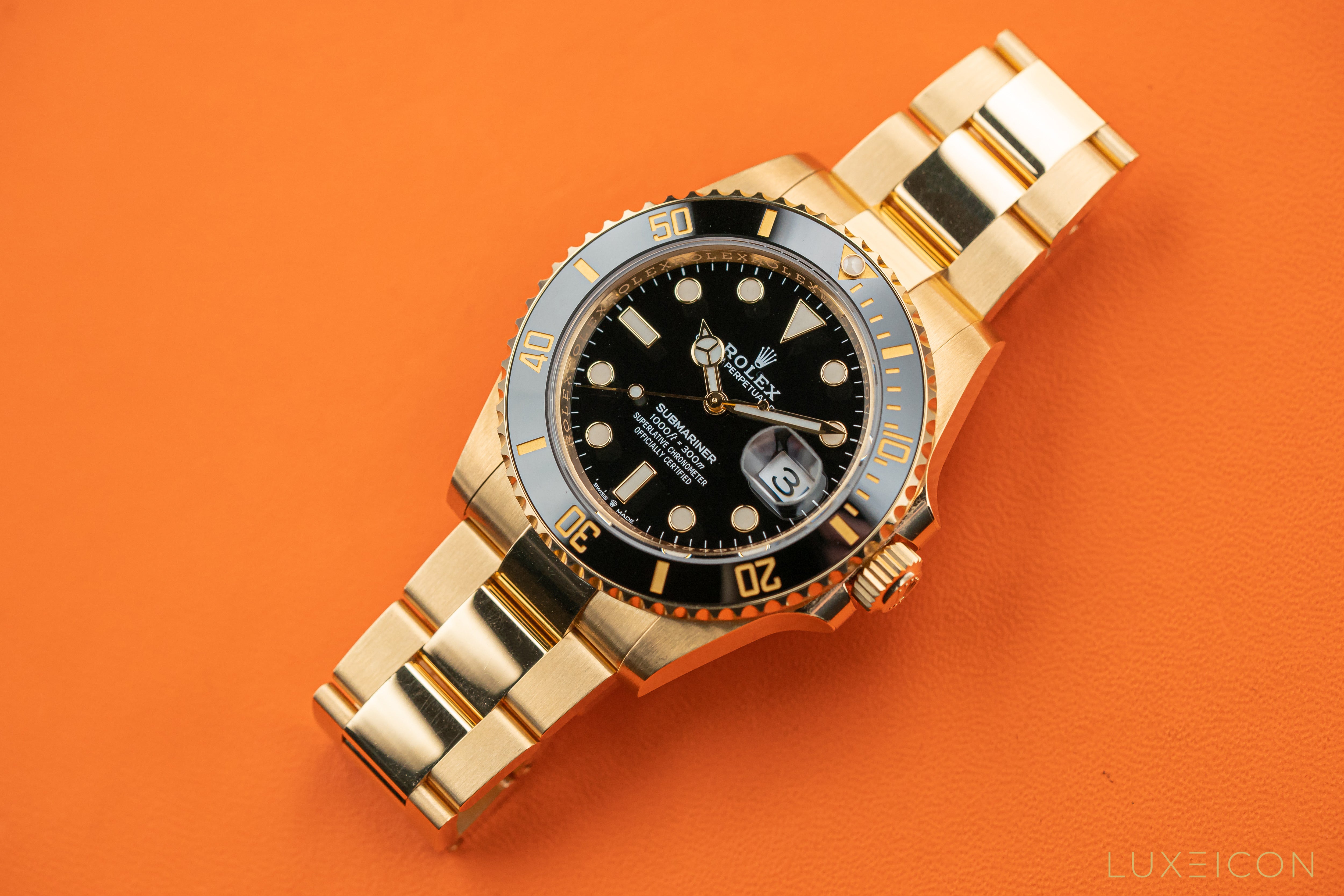 Rolex Submariner Date 41mm Black Dial Yellow Gold 126618LN