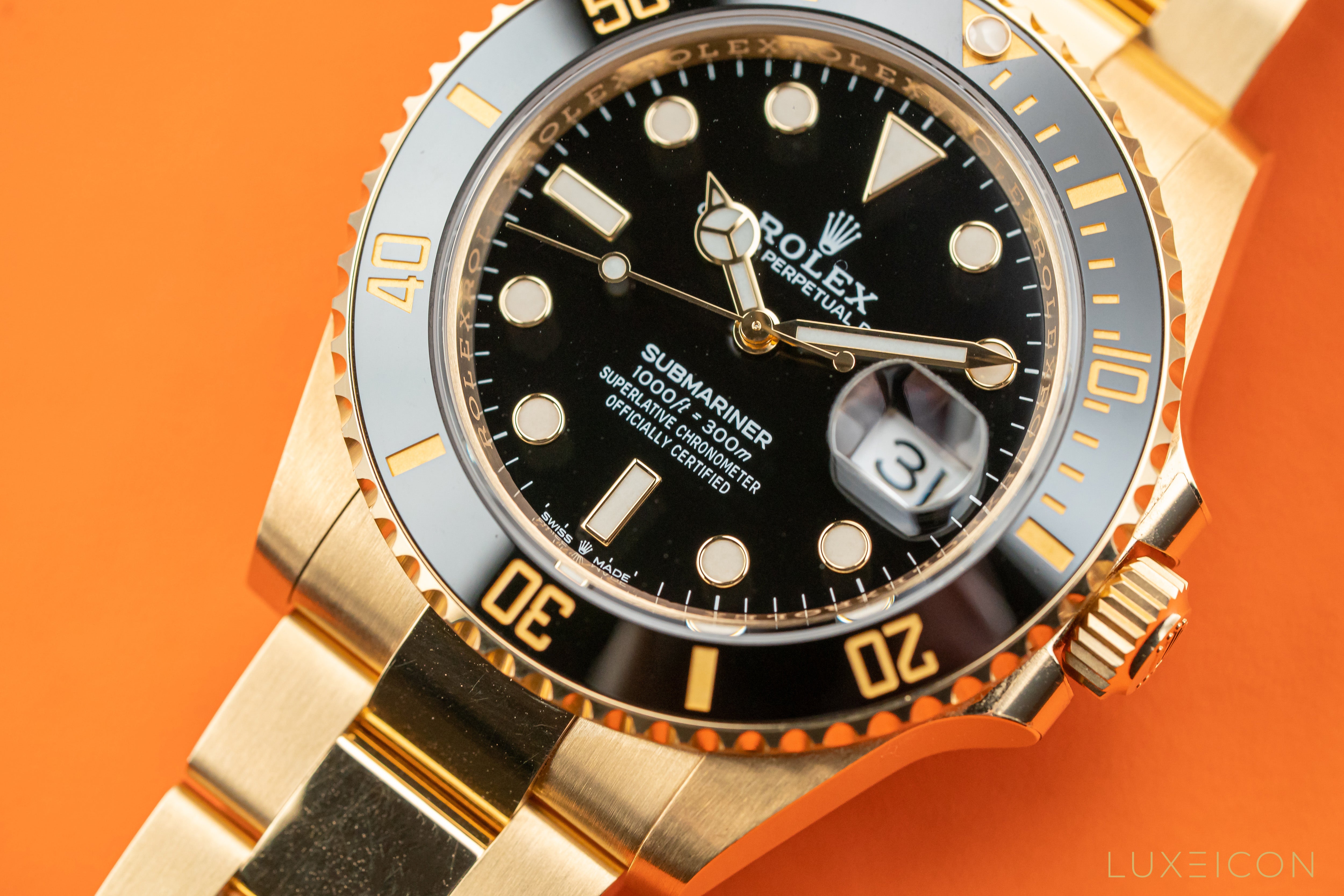 Rolex Submariner Date 41mm Black Dial Yellow Gold 126618LN