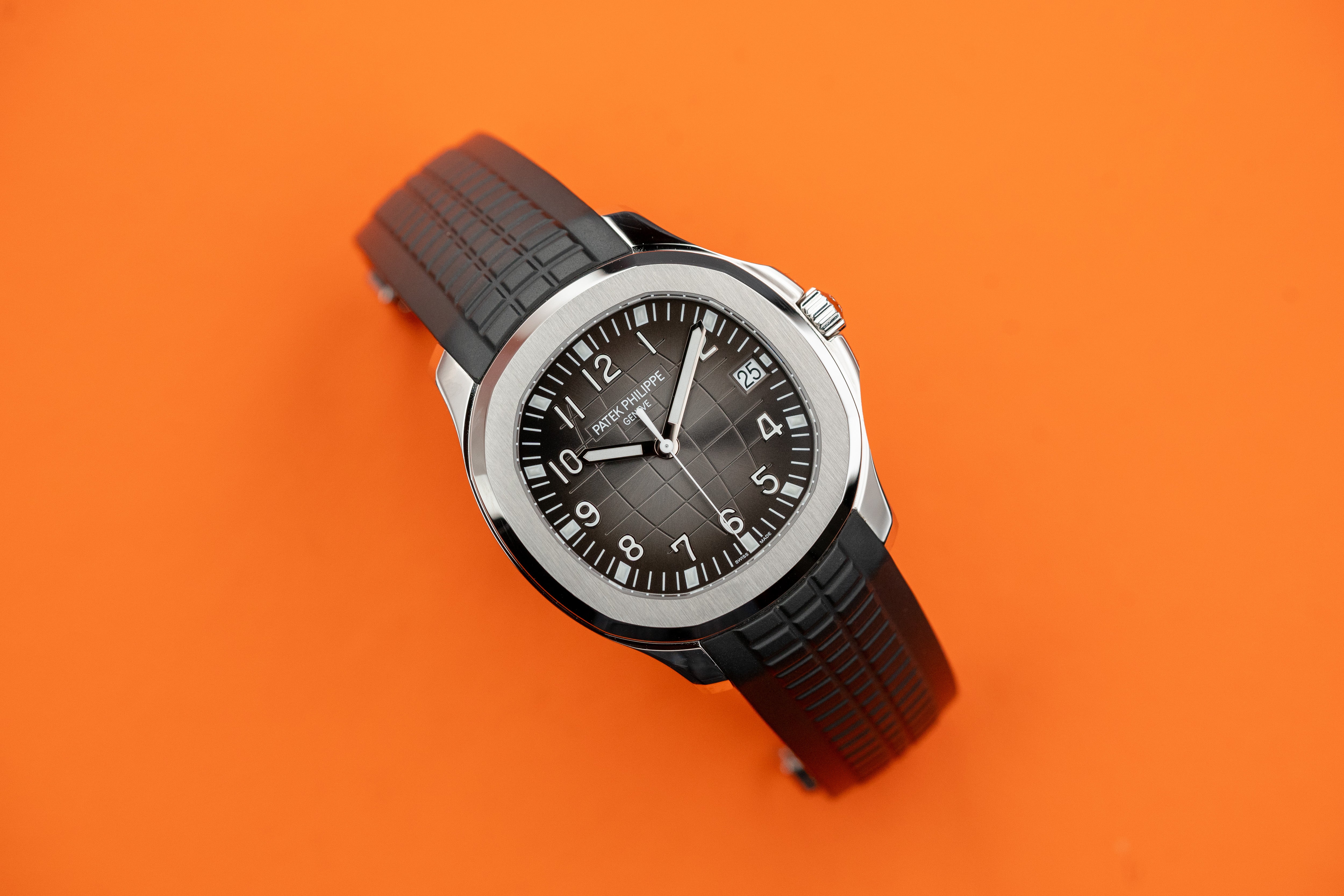 Patek Philippe Aquanaut Stainless Steel Self-Winding 40mm 5167A Rubber Strap