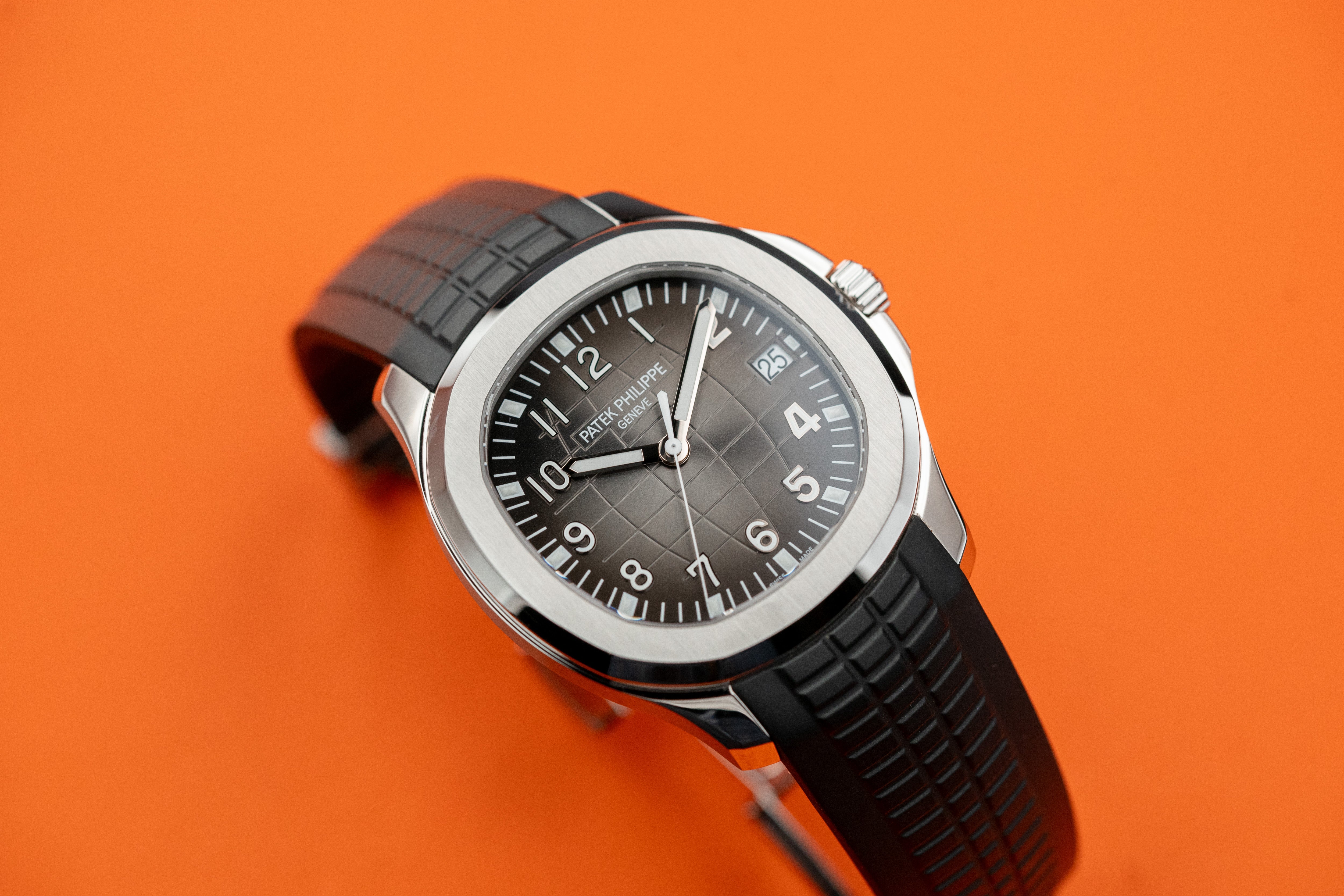 Patek Philippe Aquanaut Stainless Steel Self-Winding 40mm 5167A Rubber Strap