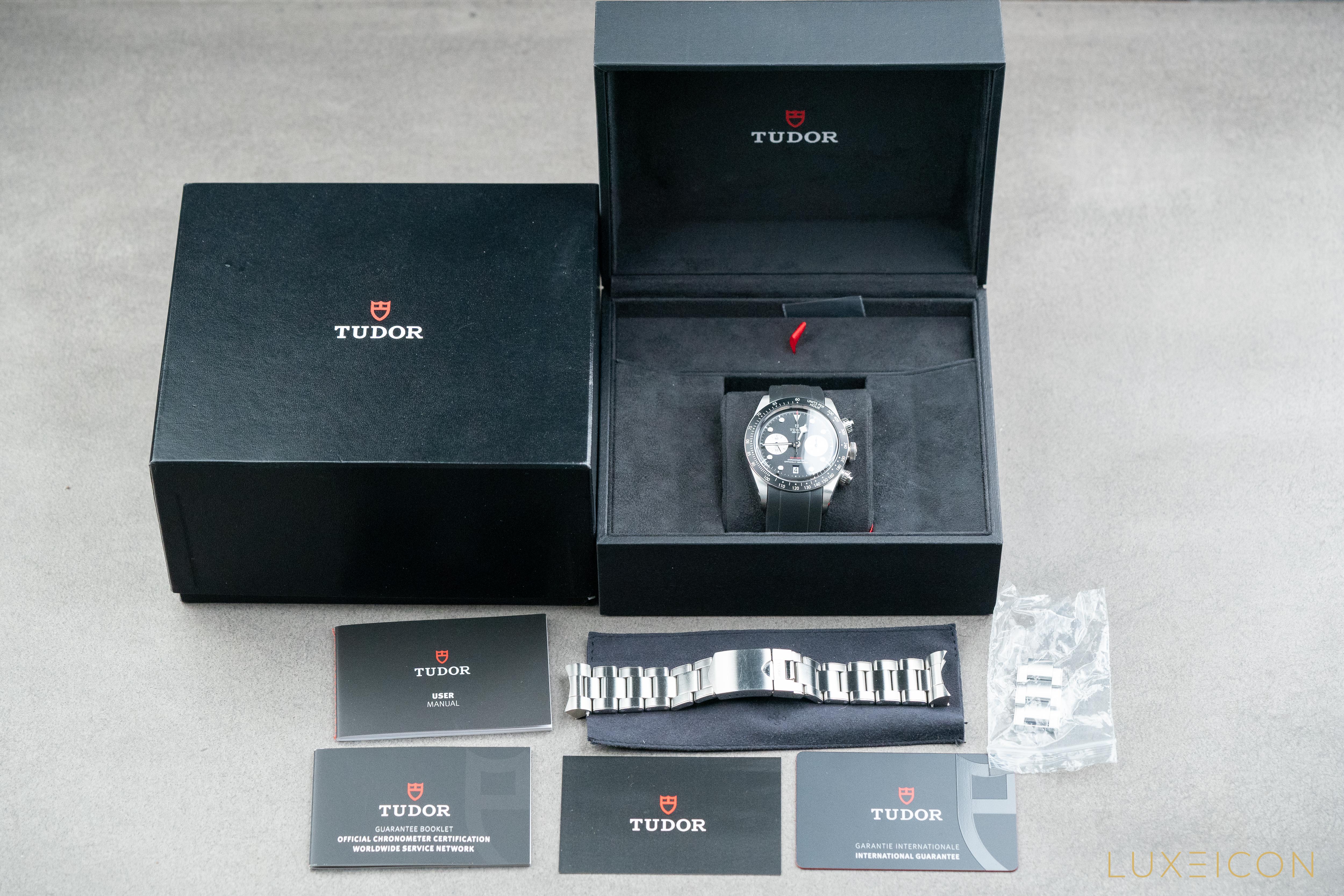 Tudor Heritage Black Bay Chronograph Full Black Dial 79360N 41 mm 2021