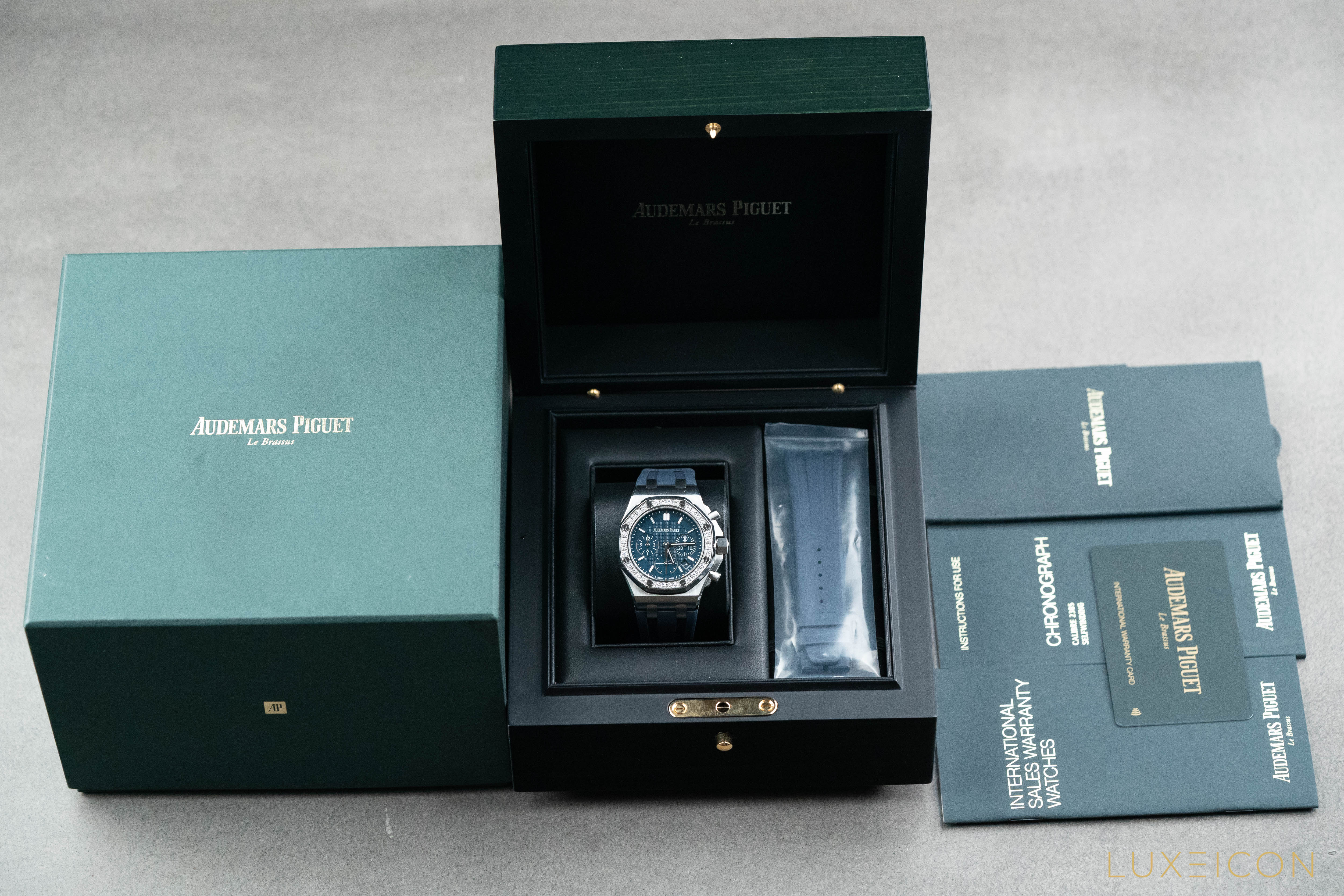 Audemars Piguet Royal Oak Offshore Chronograph 37mm Blue Diamond 26231ST