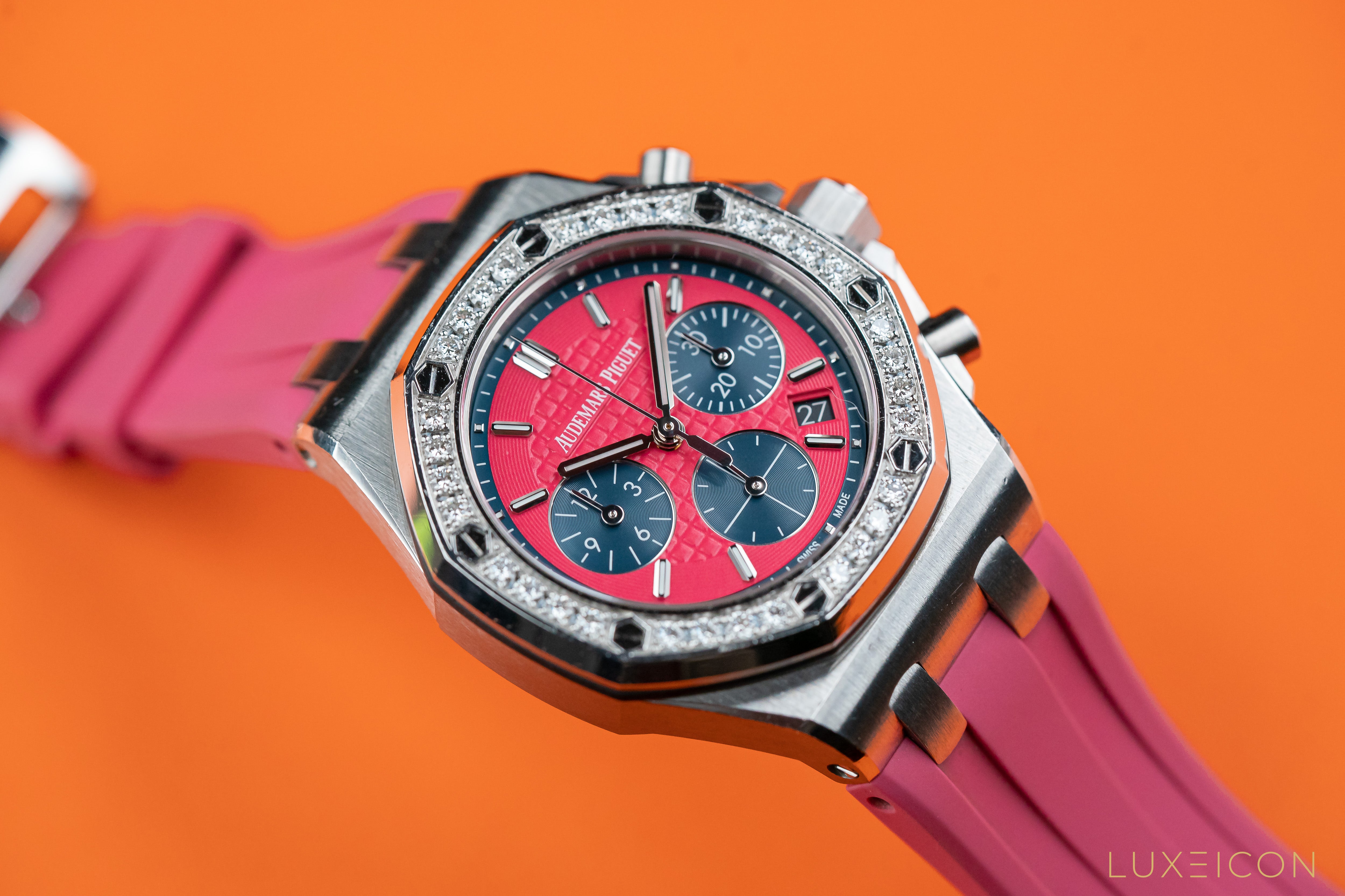 Audemars Piguet Royal Oak Offshore Chronograph 37mm Pink Diamond 26231ST