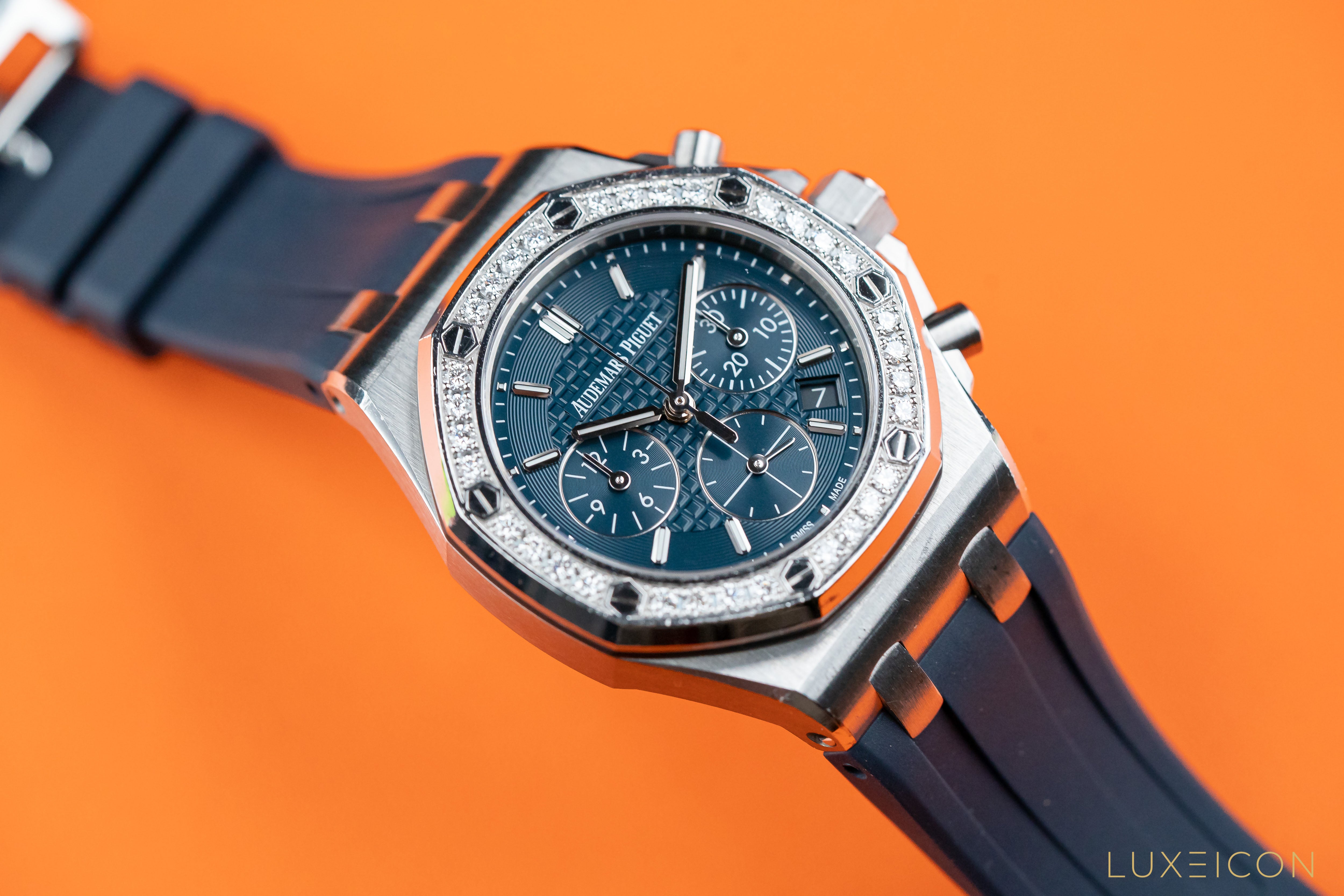 Audemars Piguet Royal Oak Offshore Chronograph 37mm Blue Diamond 26231ST