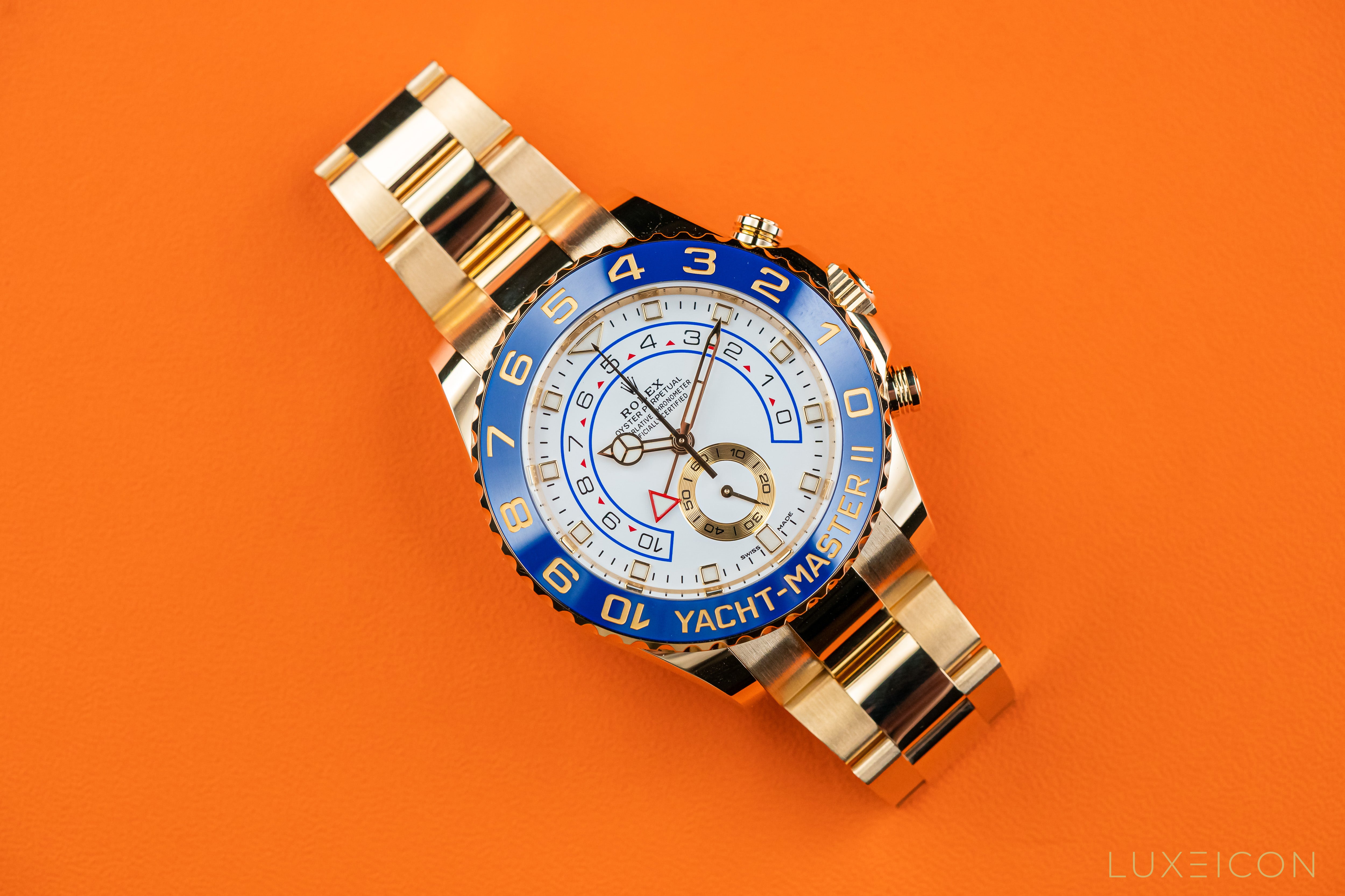 Rolex 116688 Yacht-Master II Yellow Gold 44mm White Dial