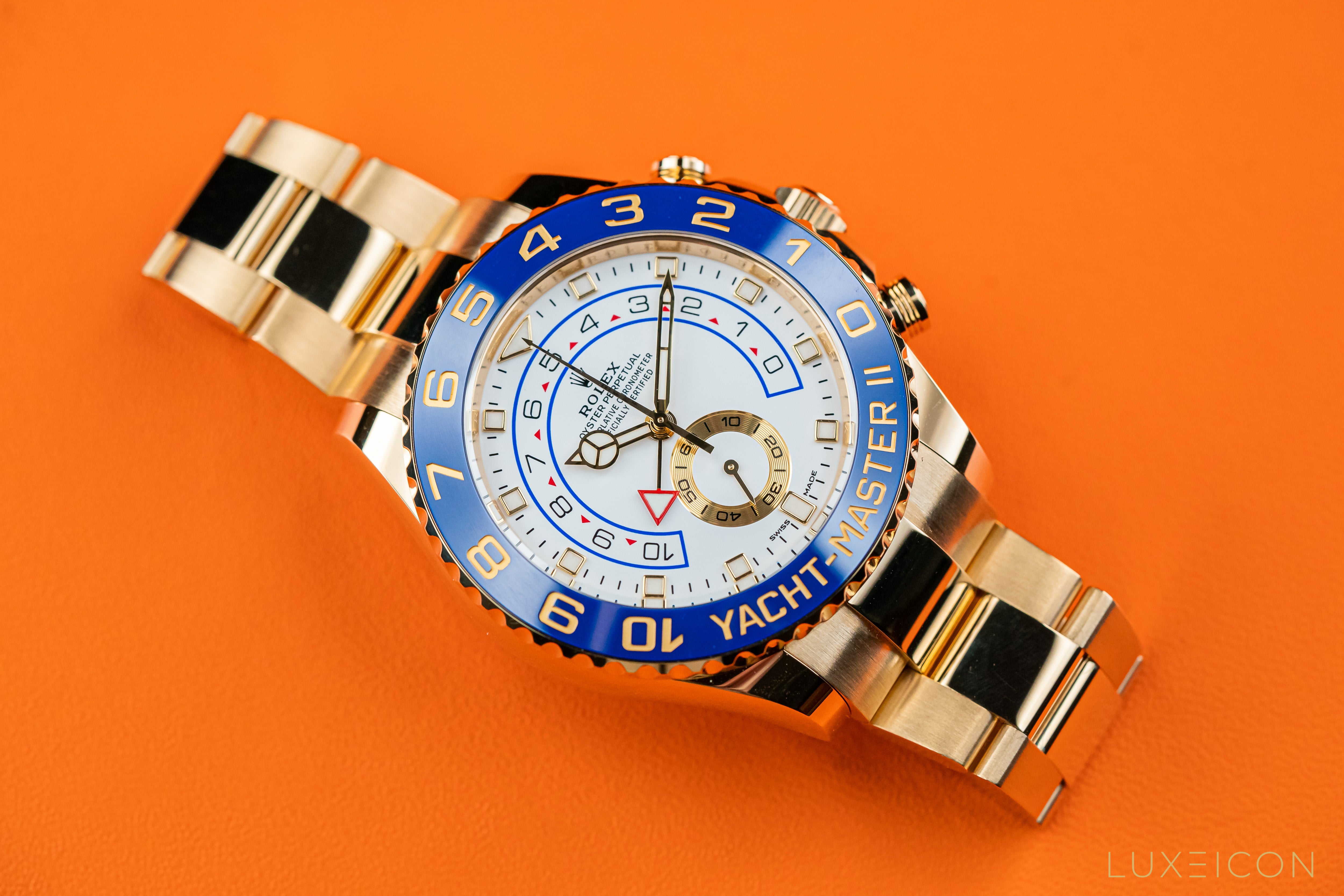 Rolex 116688 Yacht-Master II Yellow Gold 44mm White Dial