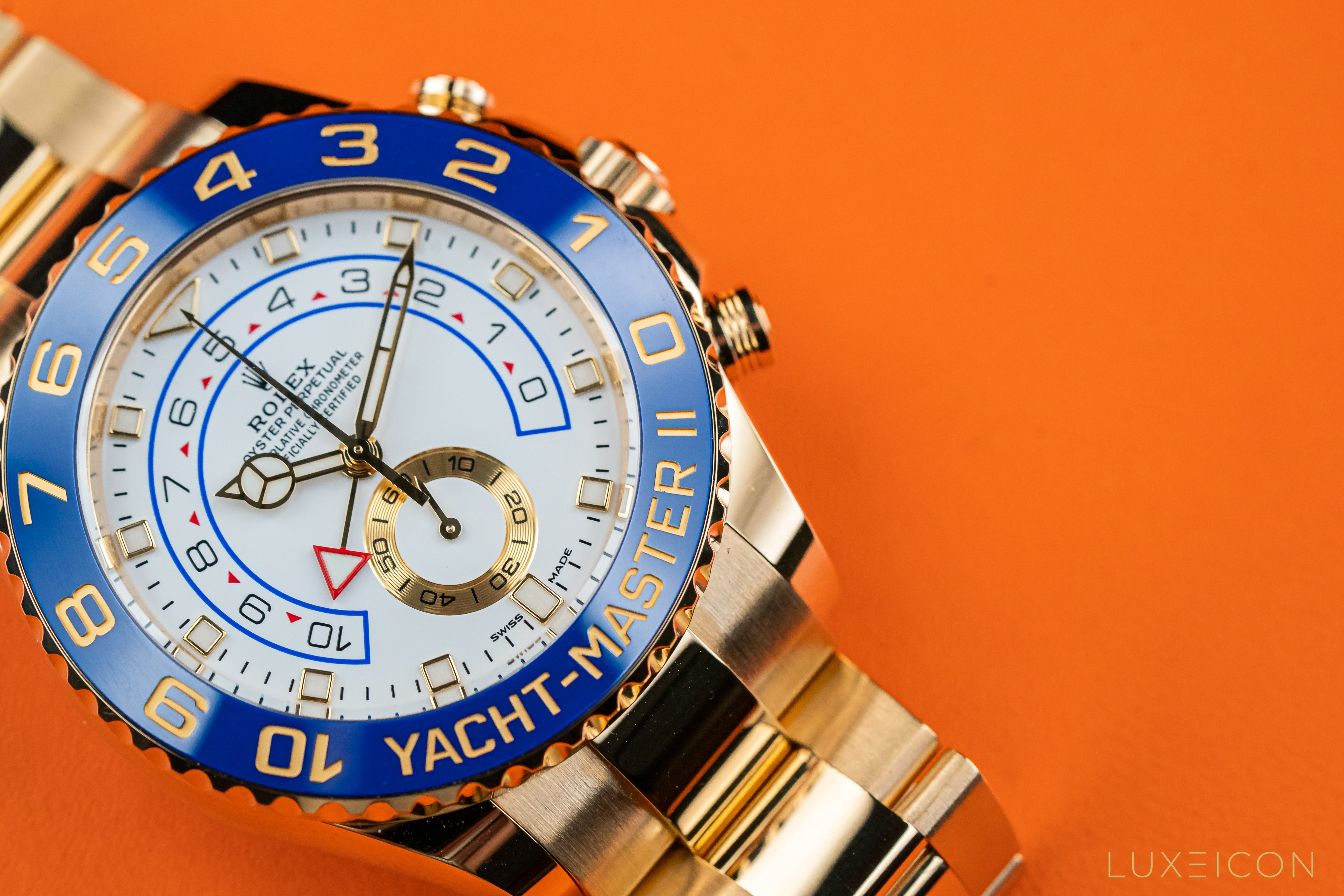 Rolex 116688 Yacht-Master II Yellow Gold 44mm White Dial