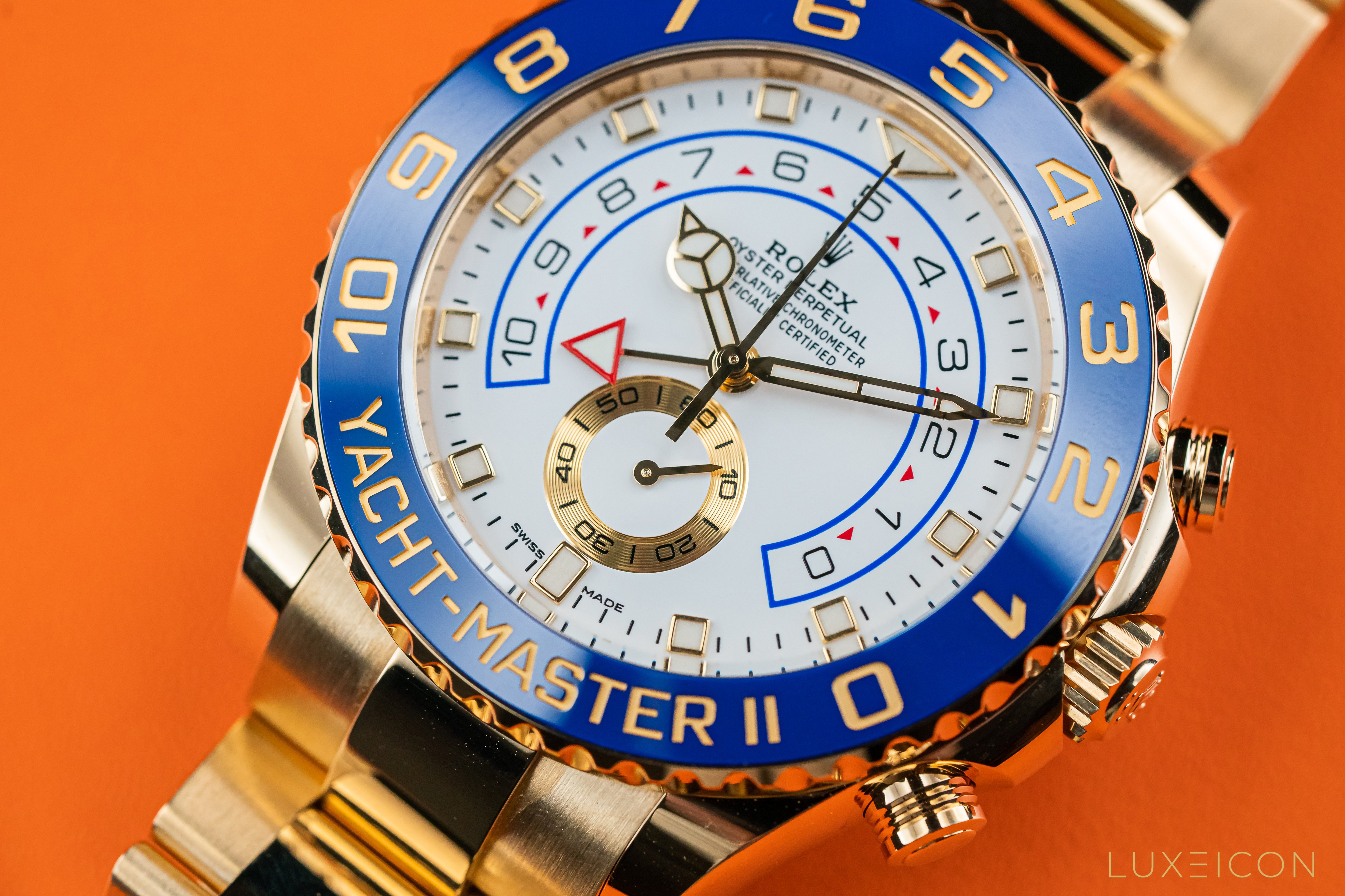 Rolex 116688 Yacht-Master II Yellow Gold 44mm White Dial