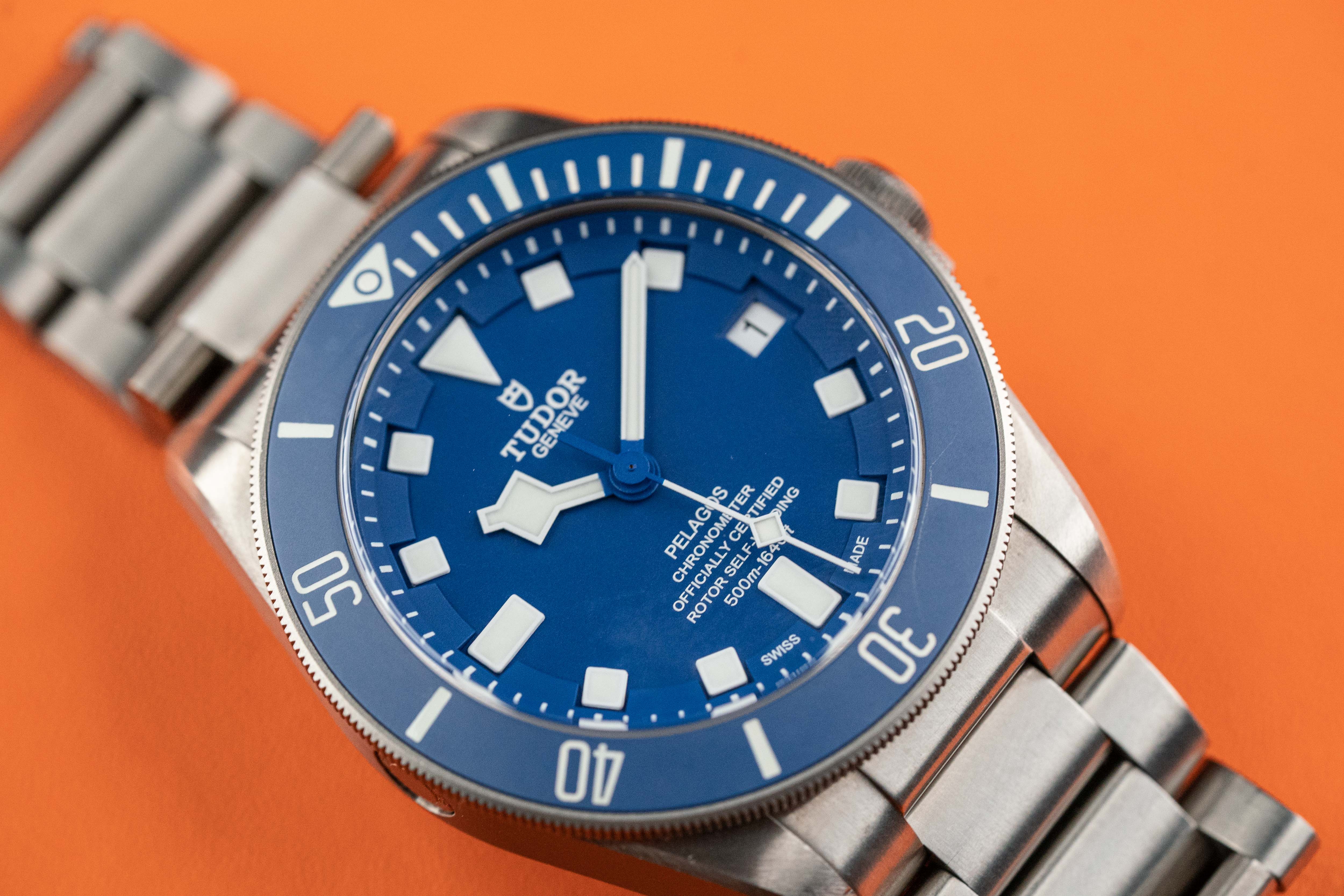 Tudor Pelagos 25600tb Blue Dial Titanium Box Papers 2017