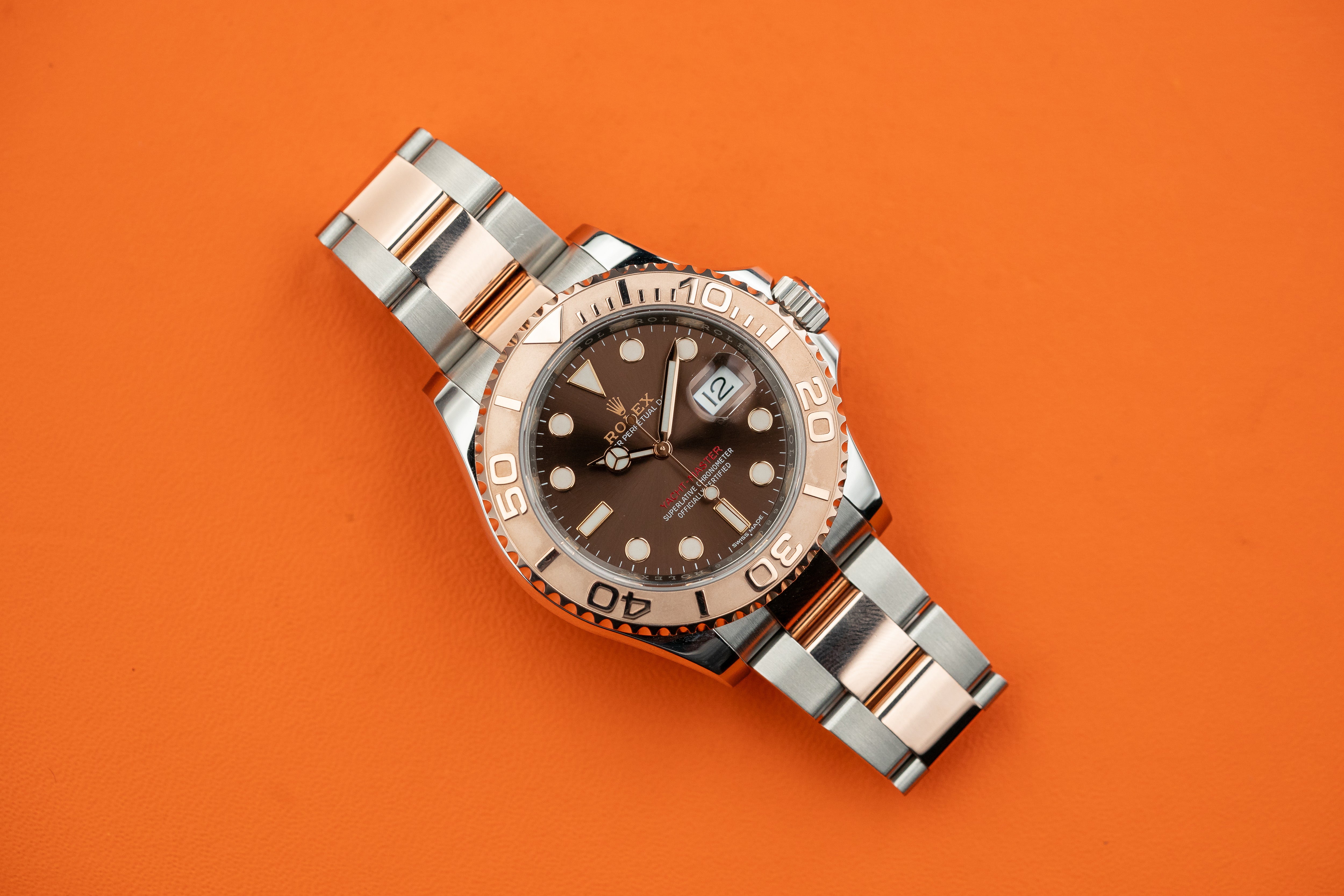 Rolex Yacht-Master 40mm Two Tone Rose and steel Black Dial 126621