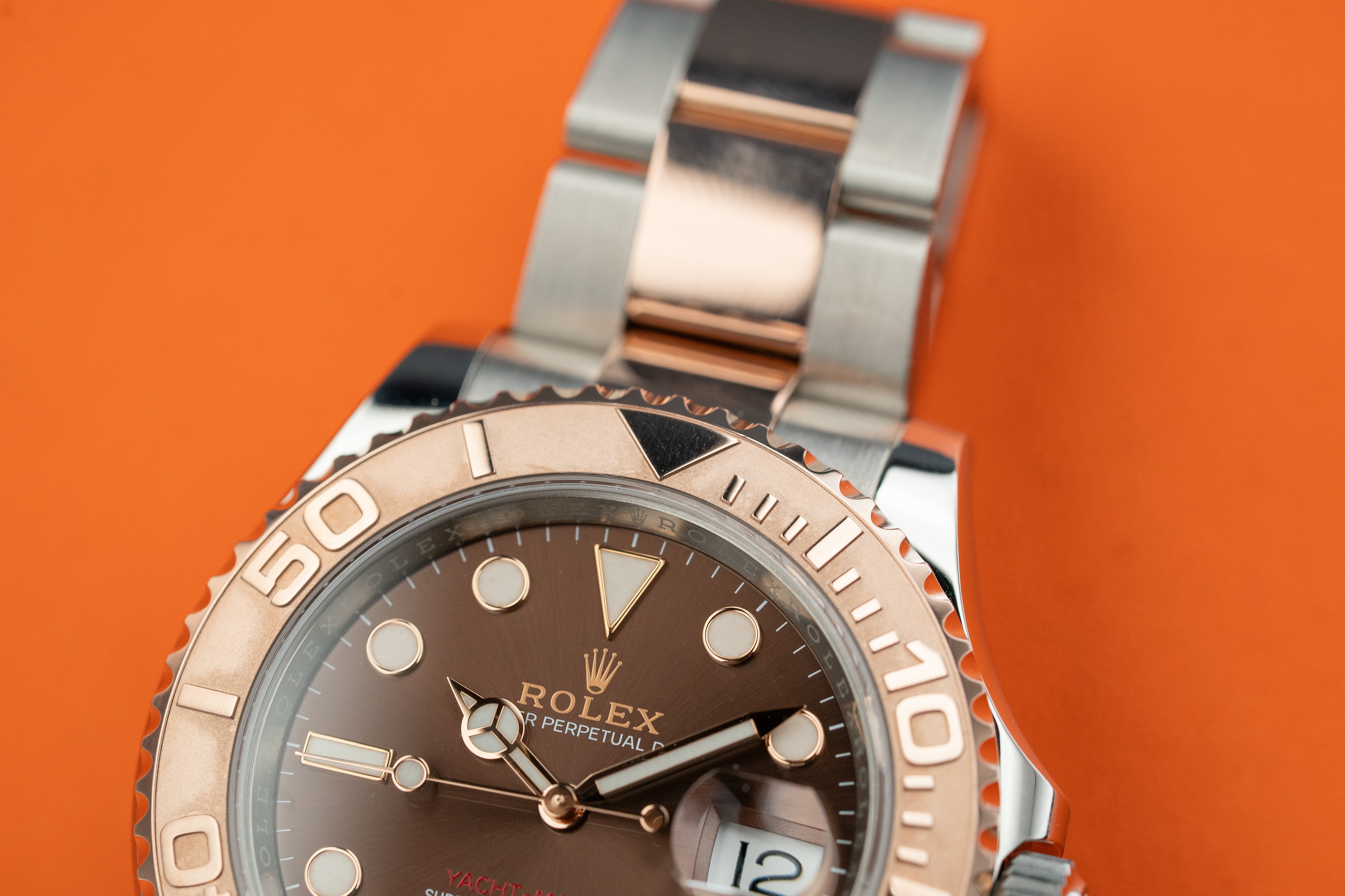 Rolex Yacht-Master 40mm Two Tone Rose and steel Black Dial 126621