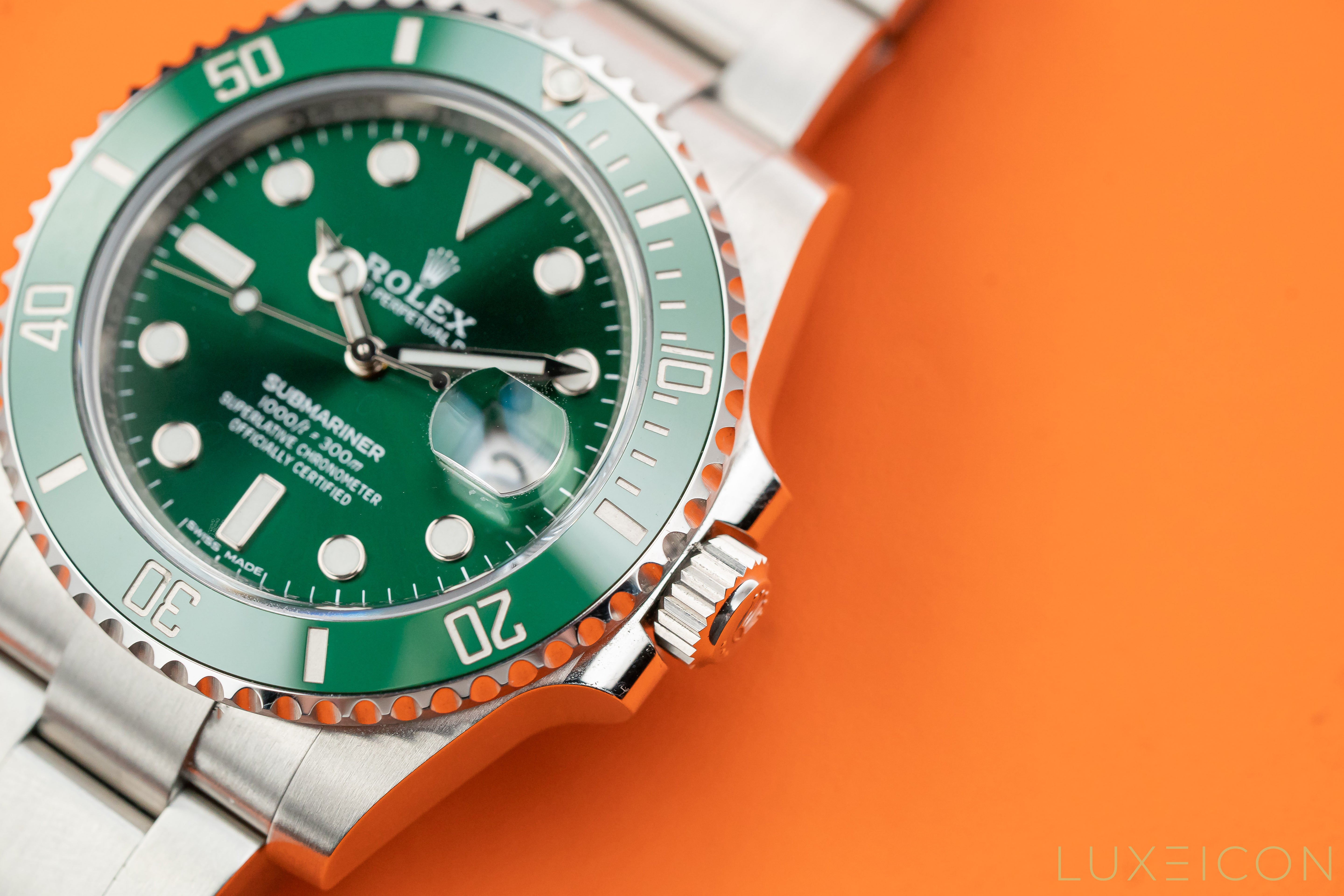 Rolex Submariner Date 116610LV 40mm Hulk Green Dial Oyster Bracelet 2018 Fullset