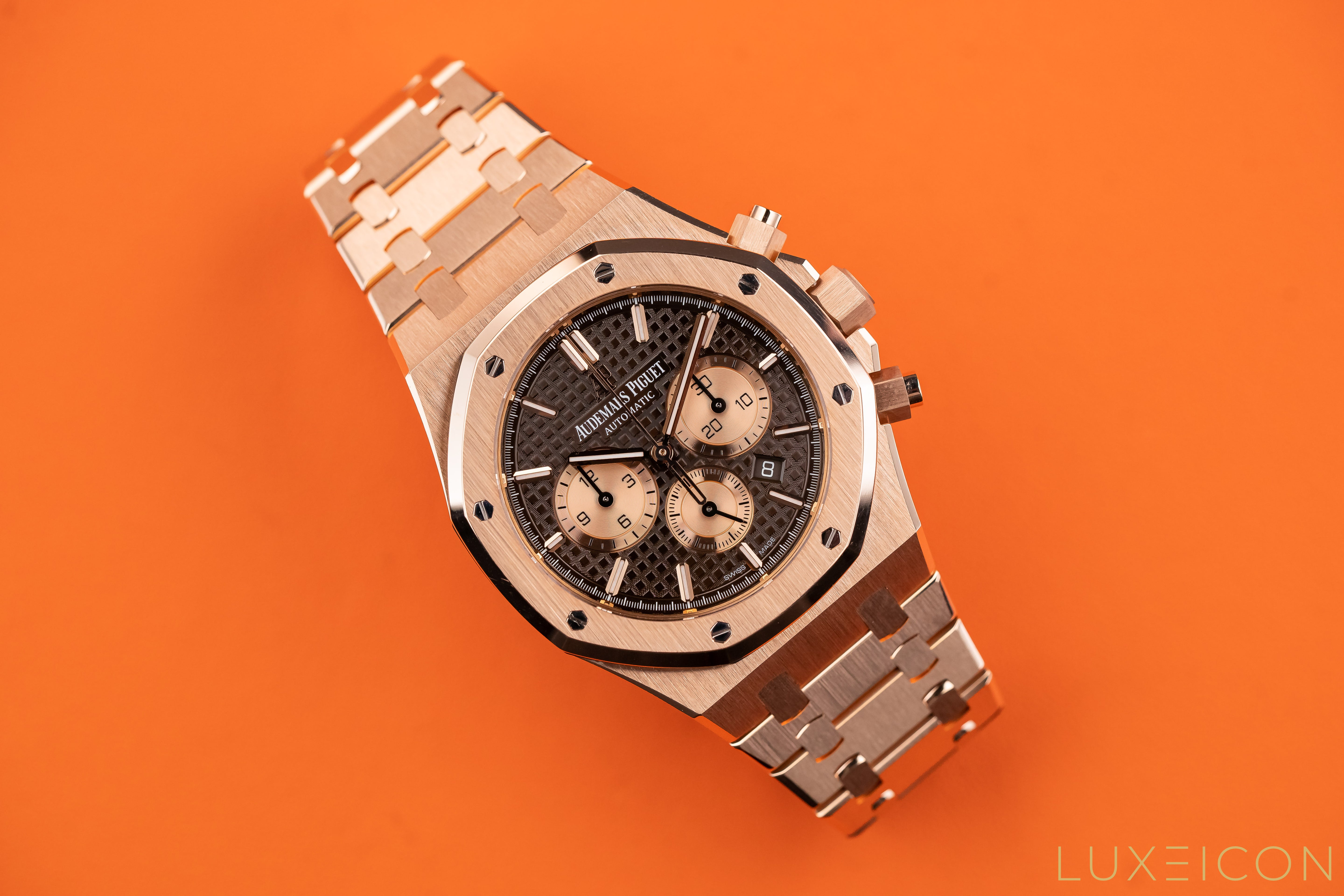 Audemars Piguet Royal Oak Chronograph 26331OR 41mm Rose Gold Brown Dial 2020