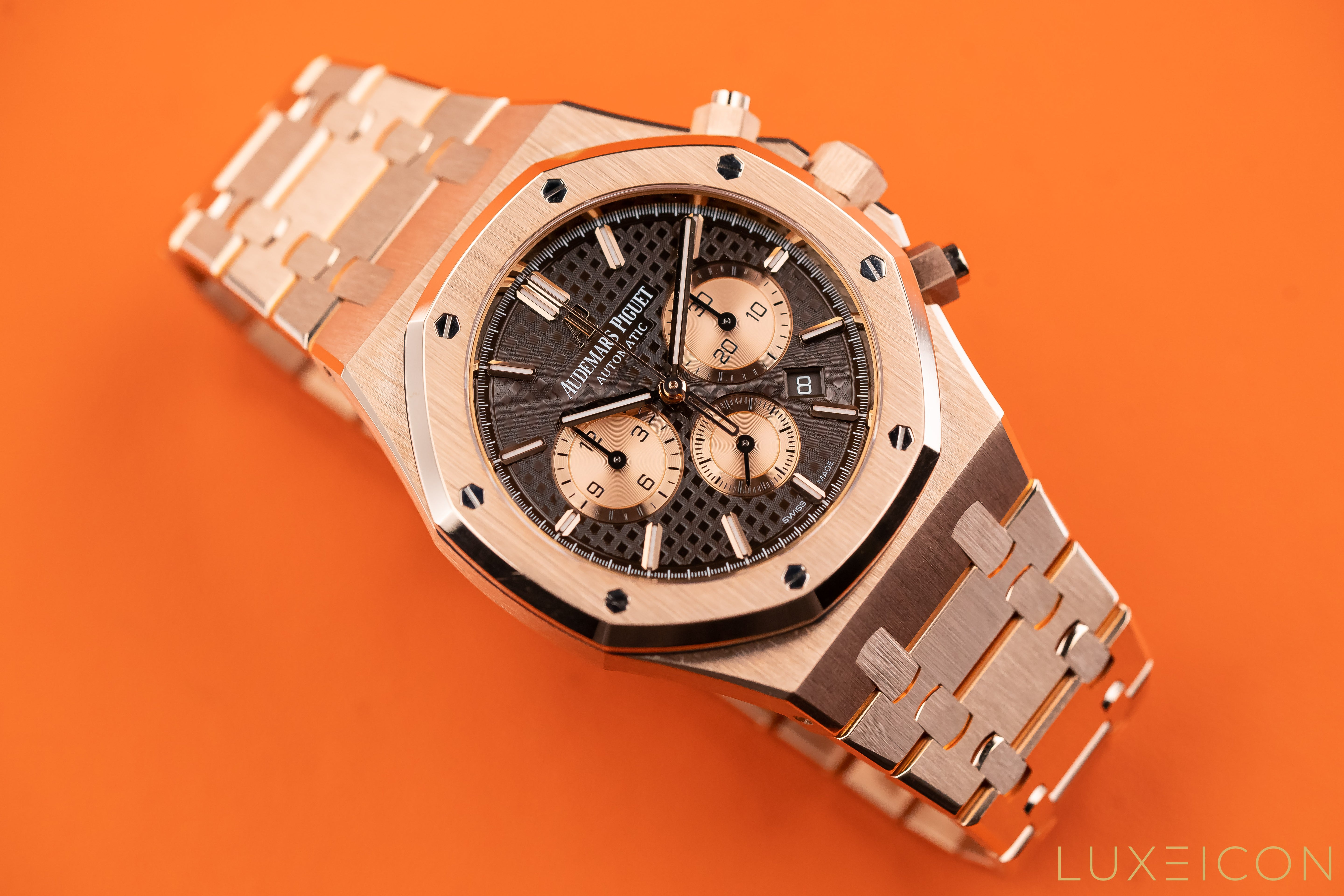 Audemars Piguet Royal Oak Chronograph 26331OR 41mm Rose Gold Brown Dial 2020