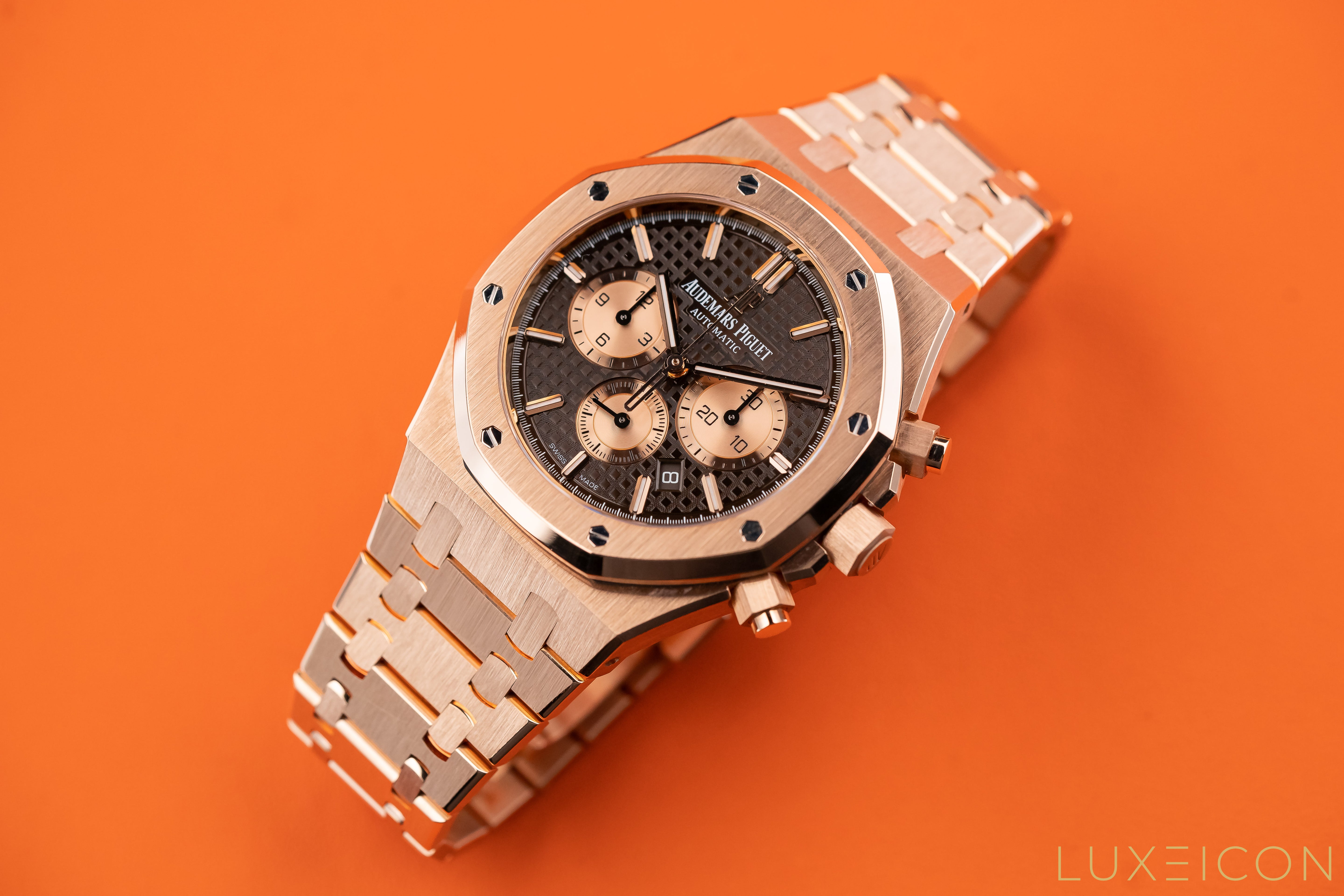 Audemars Piguet Royal Oak Chronograph 26331OR 41mm Rose Gold Brown Dial 2020