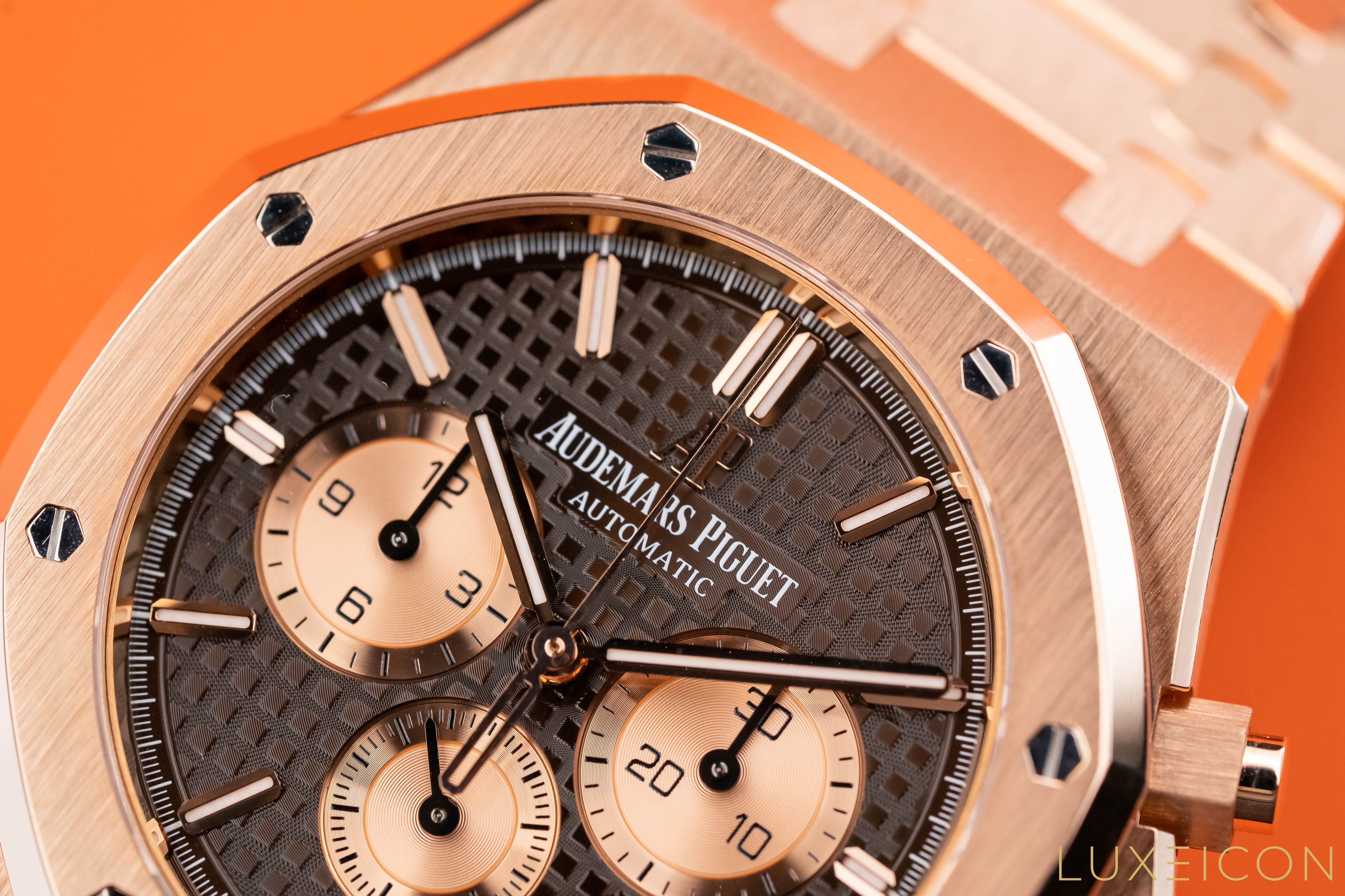 Audemars Piguet Royal Oak Chronograph 26331OR 41mm Rose Gold Brown Dial 2020