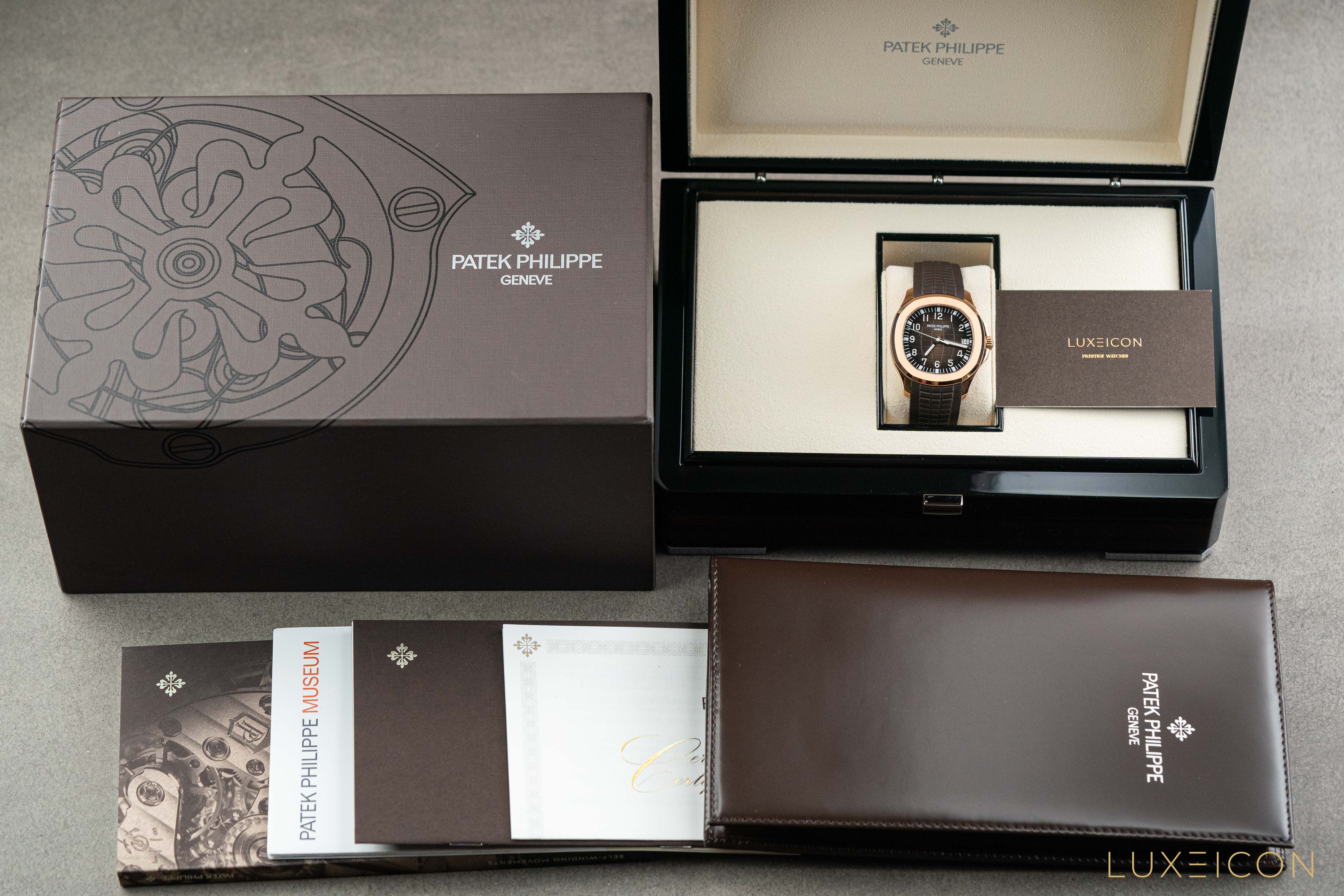 Patek Philippe Aquanaut Rose Gold Chocolate Brown Dial 40mm 5167R-001 2022 BINB