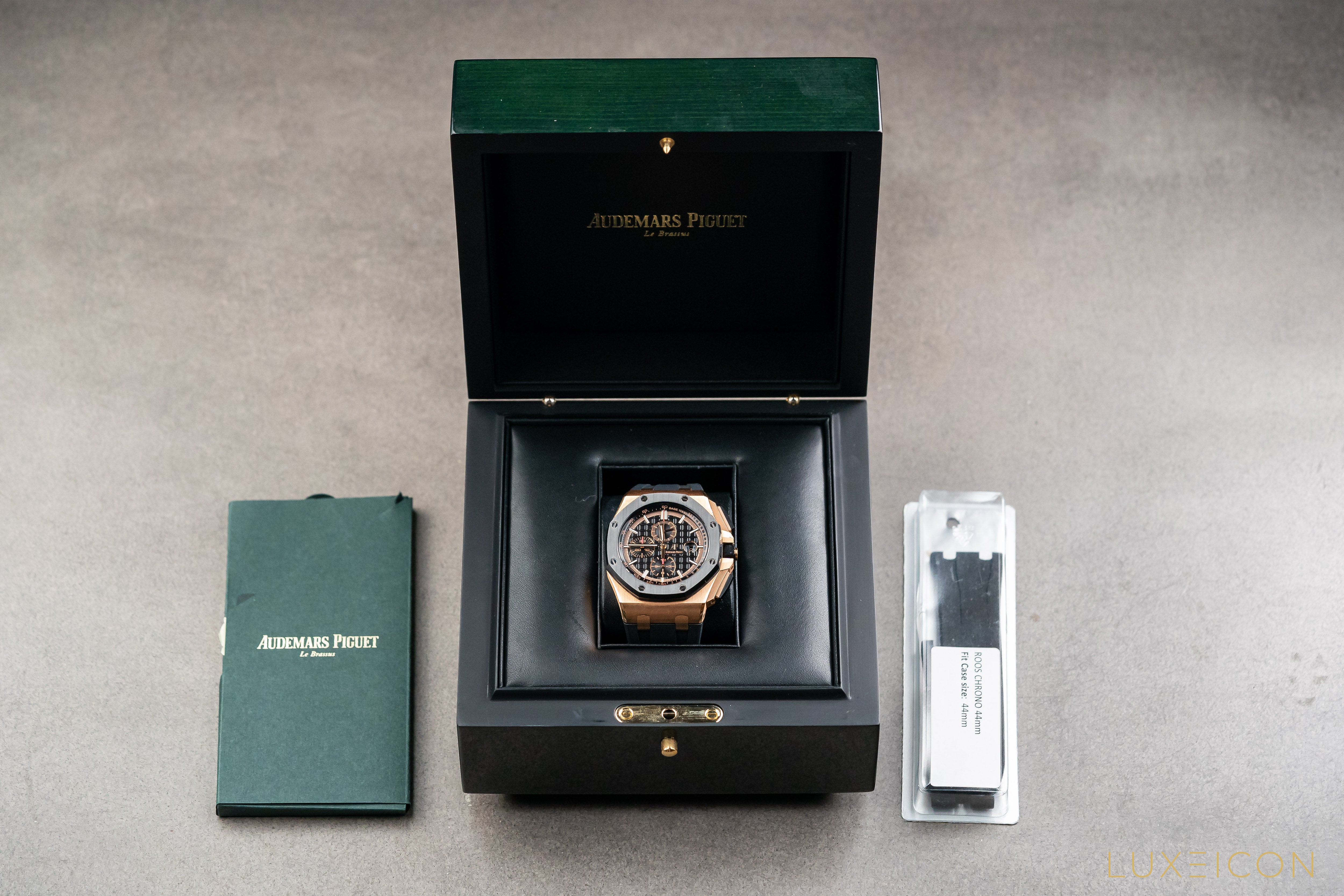 Audemars Piguet Royal Oak Offshore Rose Gold Black Dial Chronograph Watch 2019