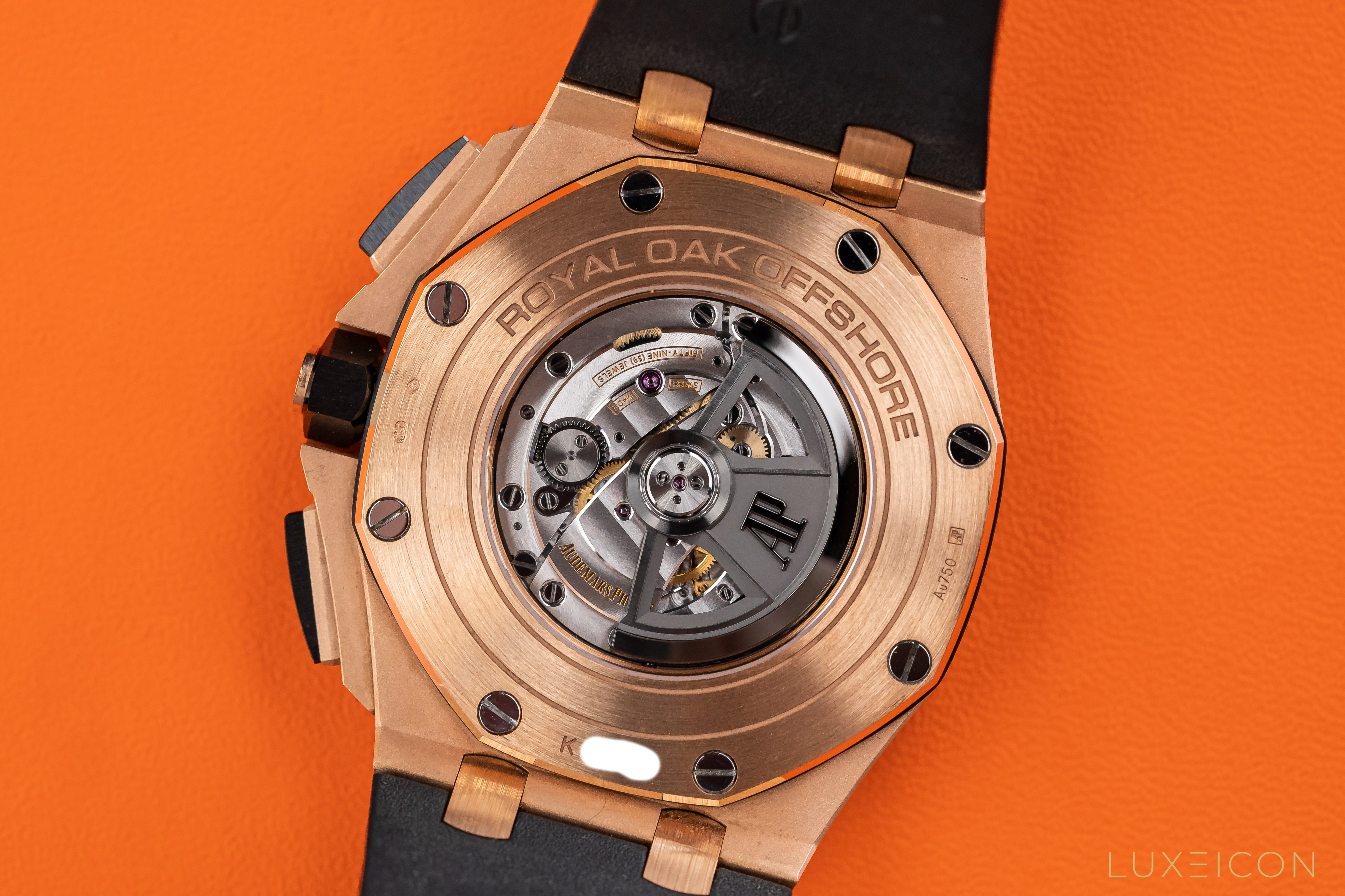 Audemars Piguet Royal Oak Offshore Rose Gold Black Dial Chronograph Watch 2019