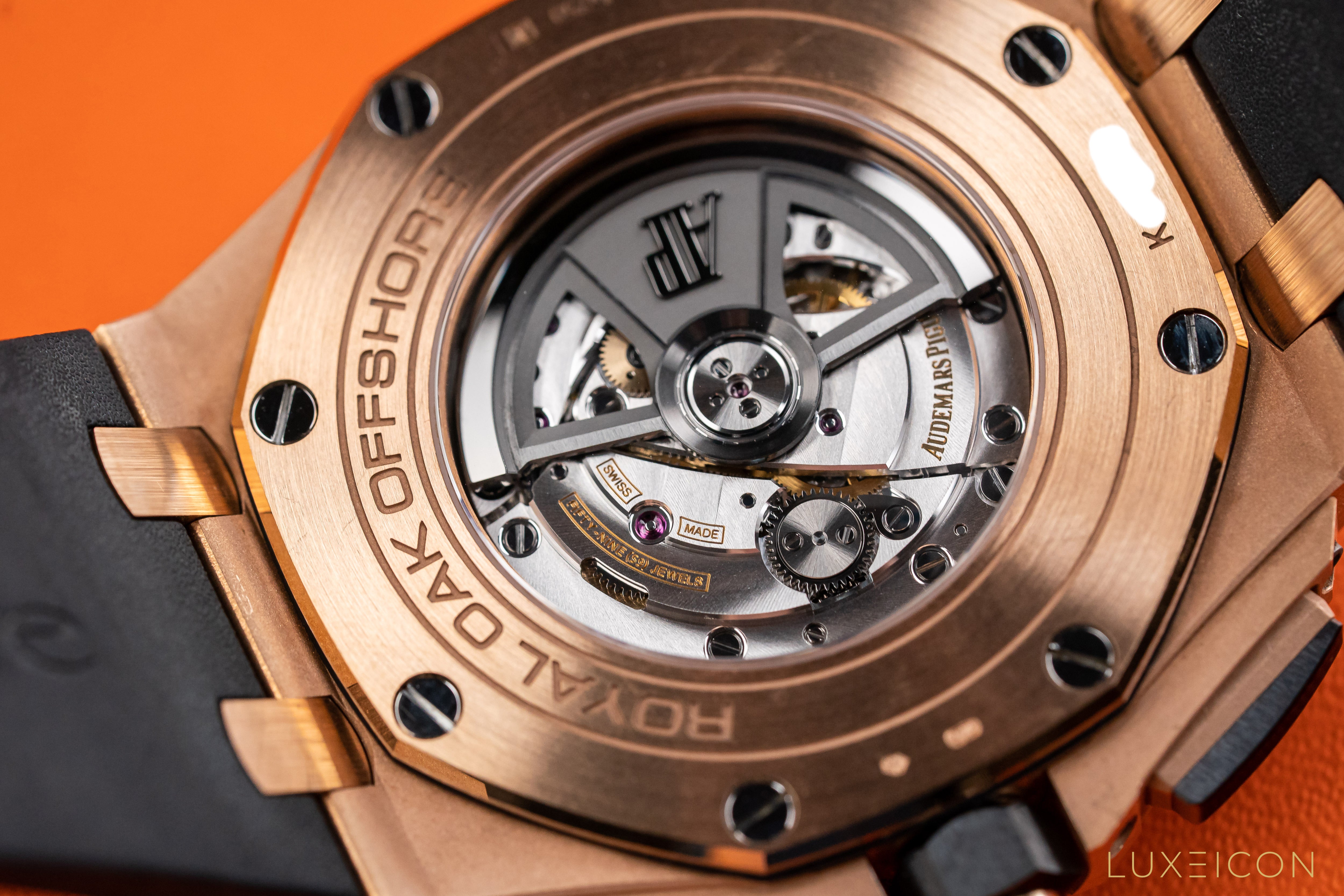 Audemars Piguet Royal Oak Offshore Rose Gold Black Dial Chronograph Watch 2019