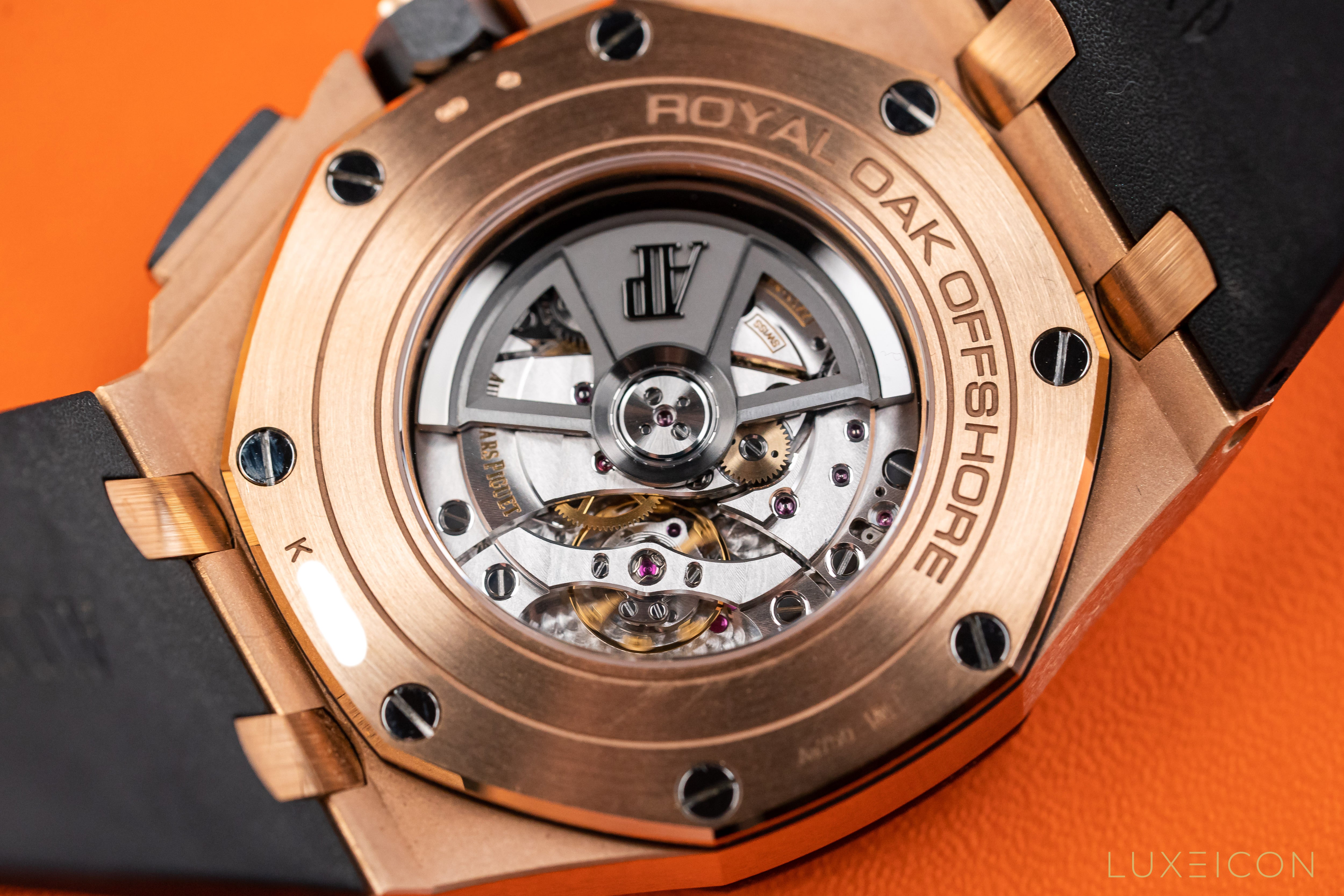 Audemars Piguet Royal Oak Offshore Rose Gold Black Dial Chronograph Watch 2019