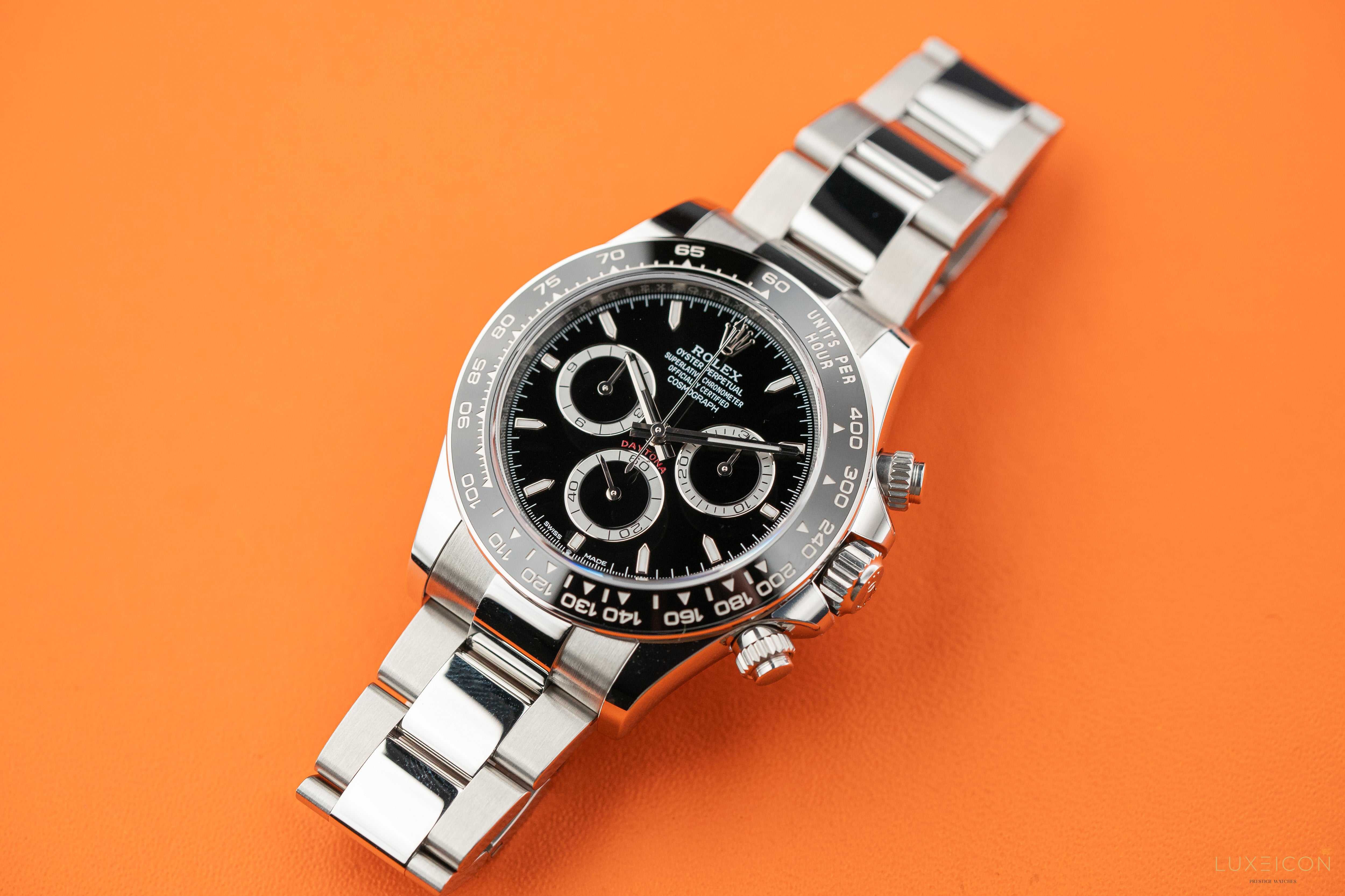 Rolex Daytona 126500LN Black Dial Stainless Steel Ceramic Bezel Steel