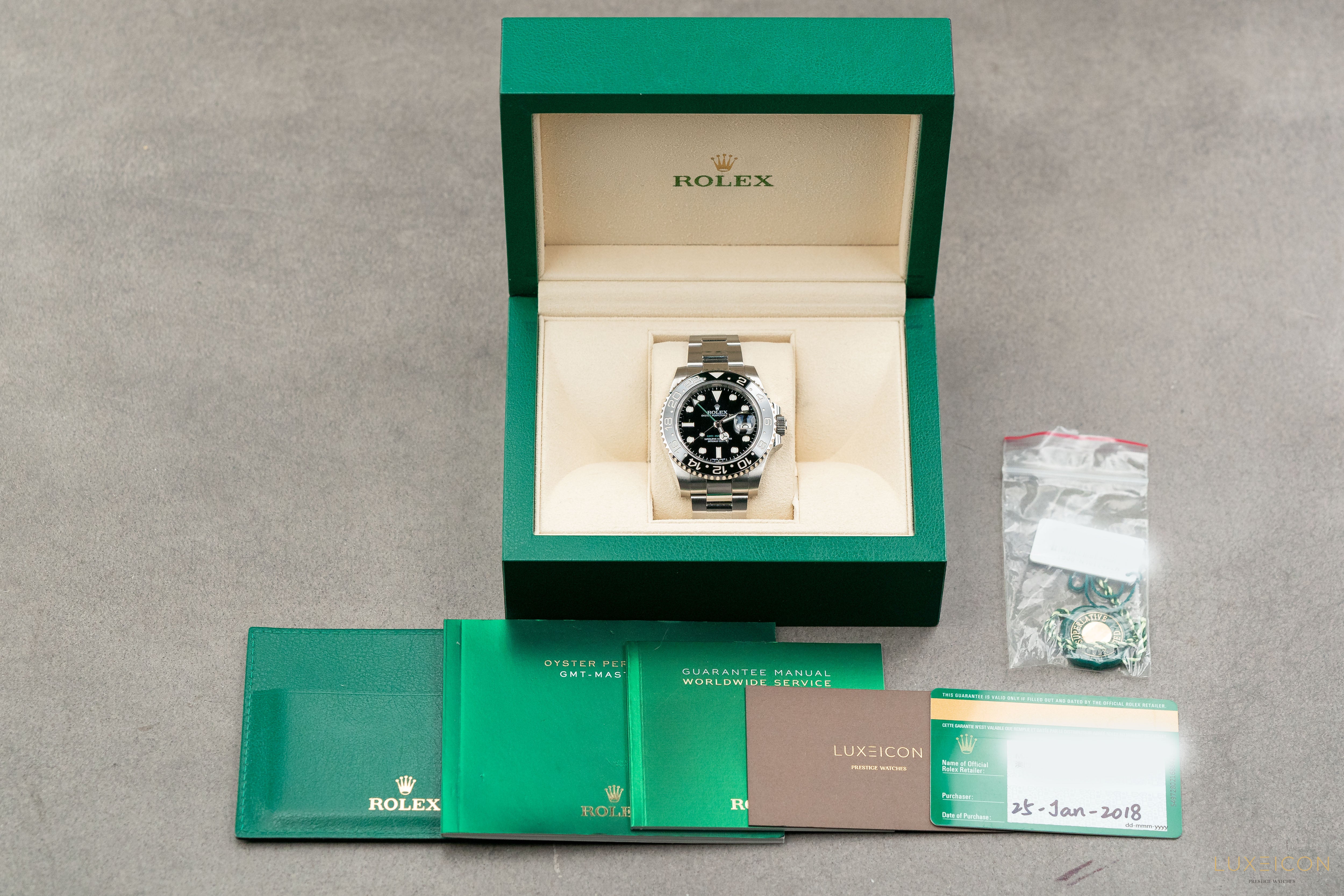 Rolex GMT-Master II 116710LN green arrow 2019