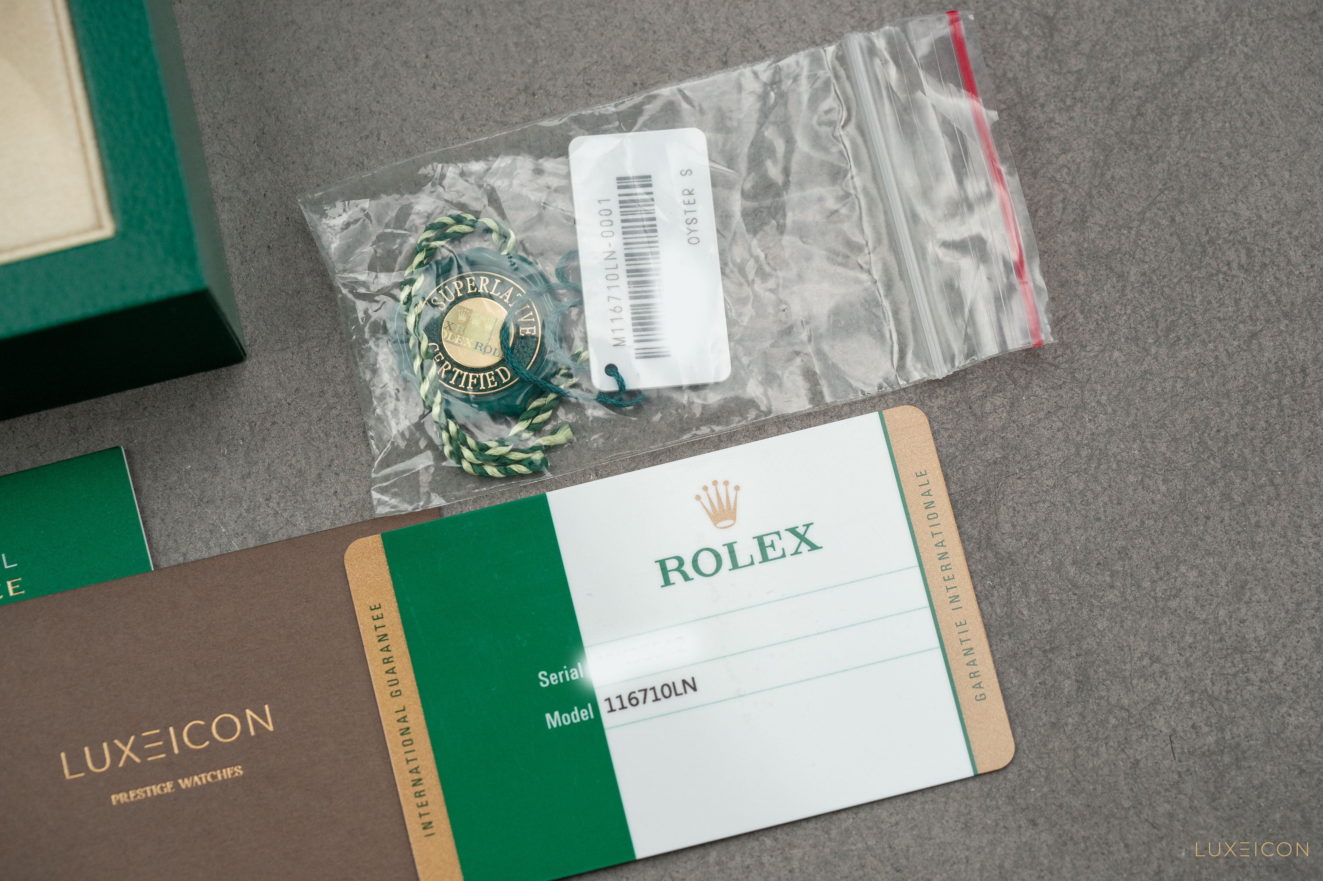 Rolex GMT-Master II 116710LN green arrow 2019