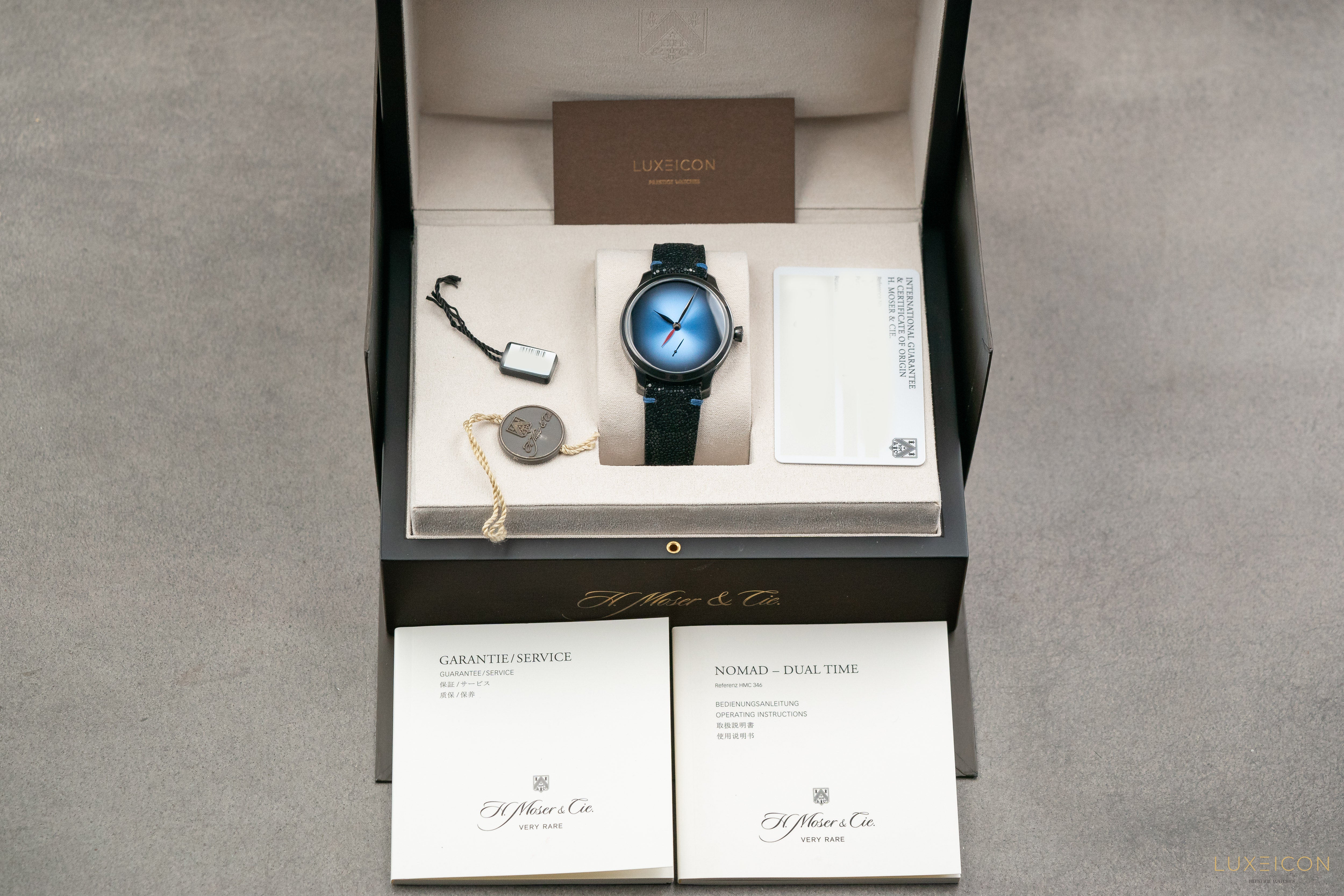 H. MOSER & CIE Endeavour Dual Time Concept Titanium Limited Edition