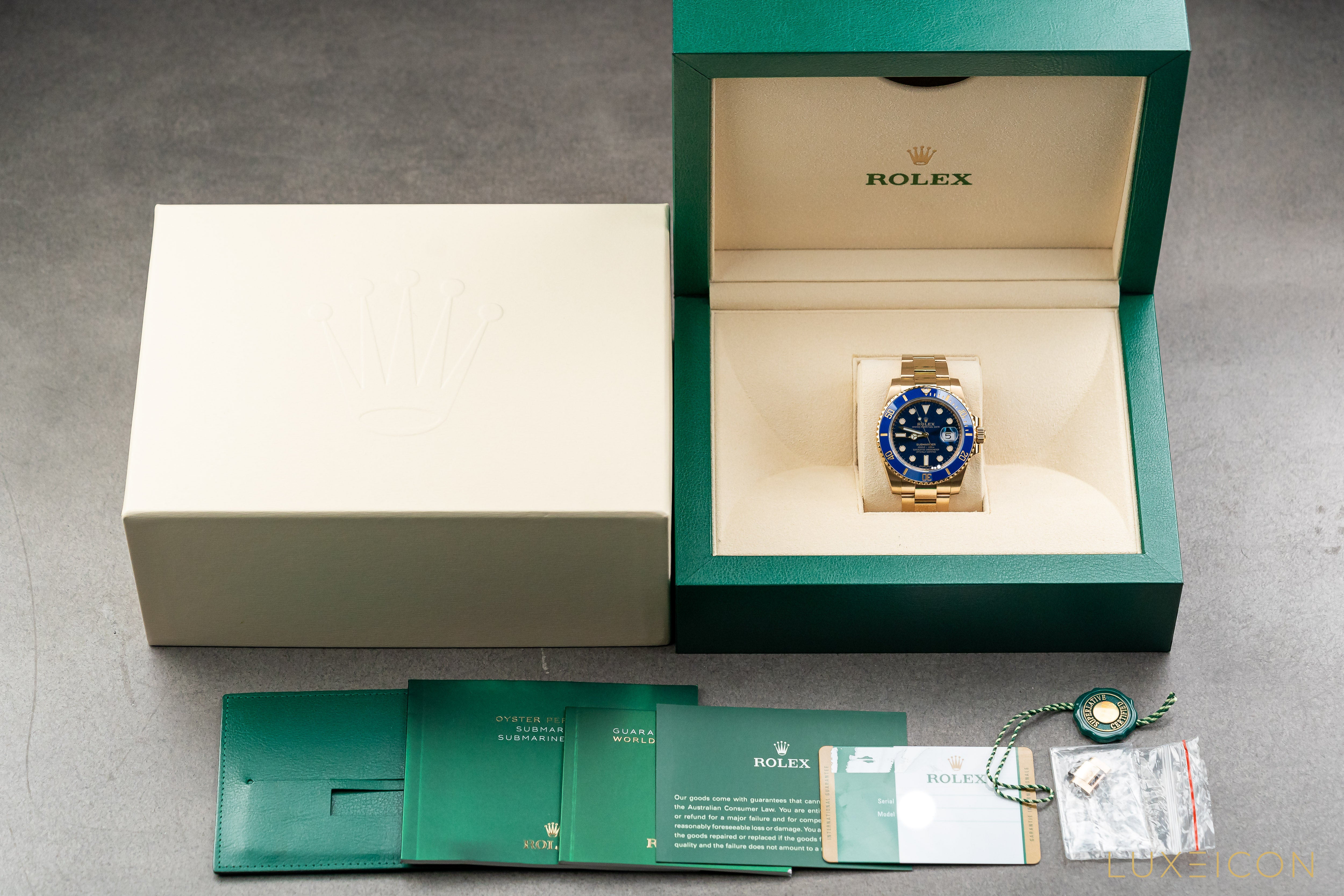 Rolex Submariner Date 40mm Yellow Gold Blue Dial 116618LB