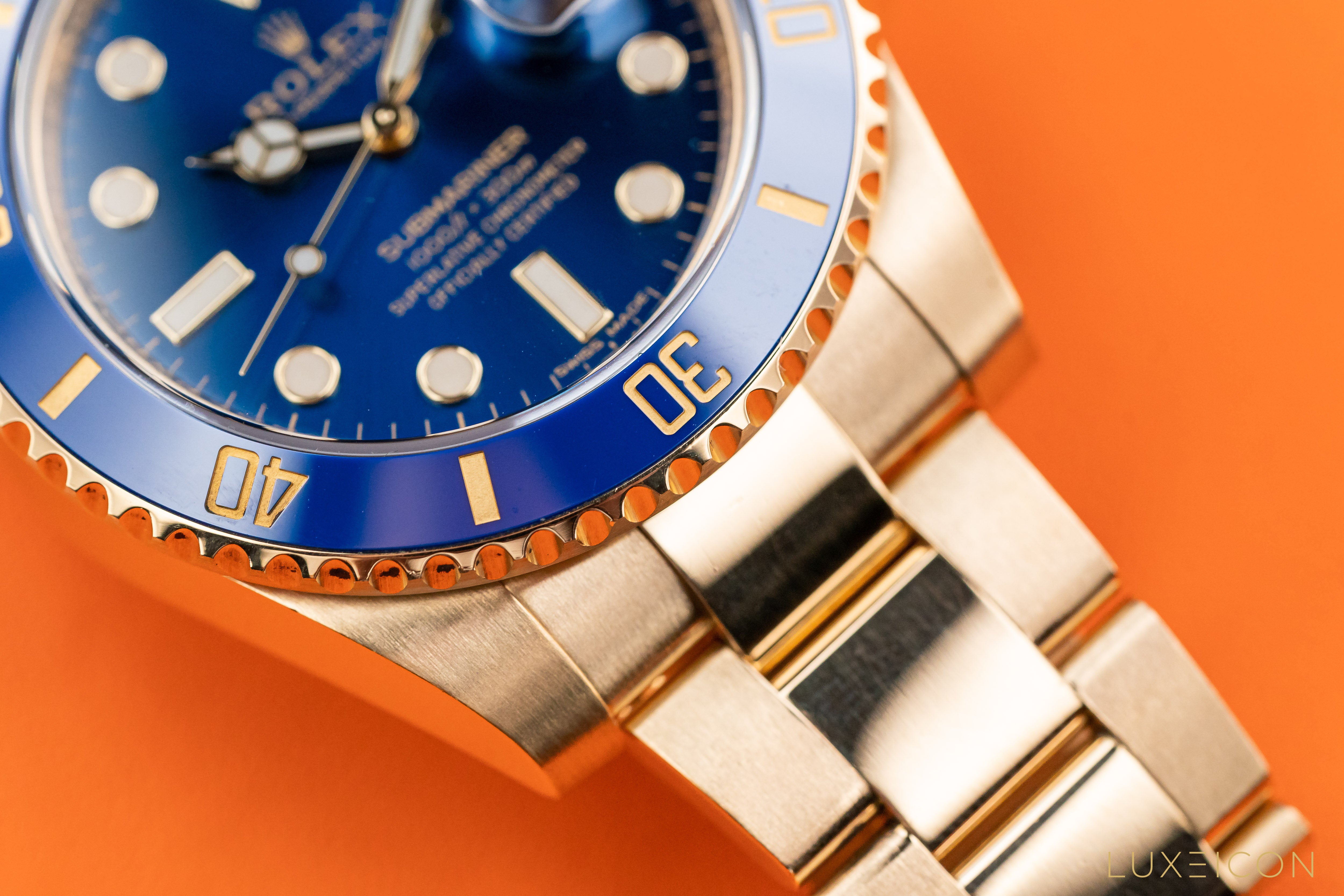 Rolex Submariner Date 40mm Yellow Gold Blue Dial 116618LB