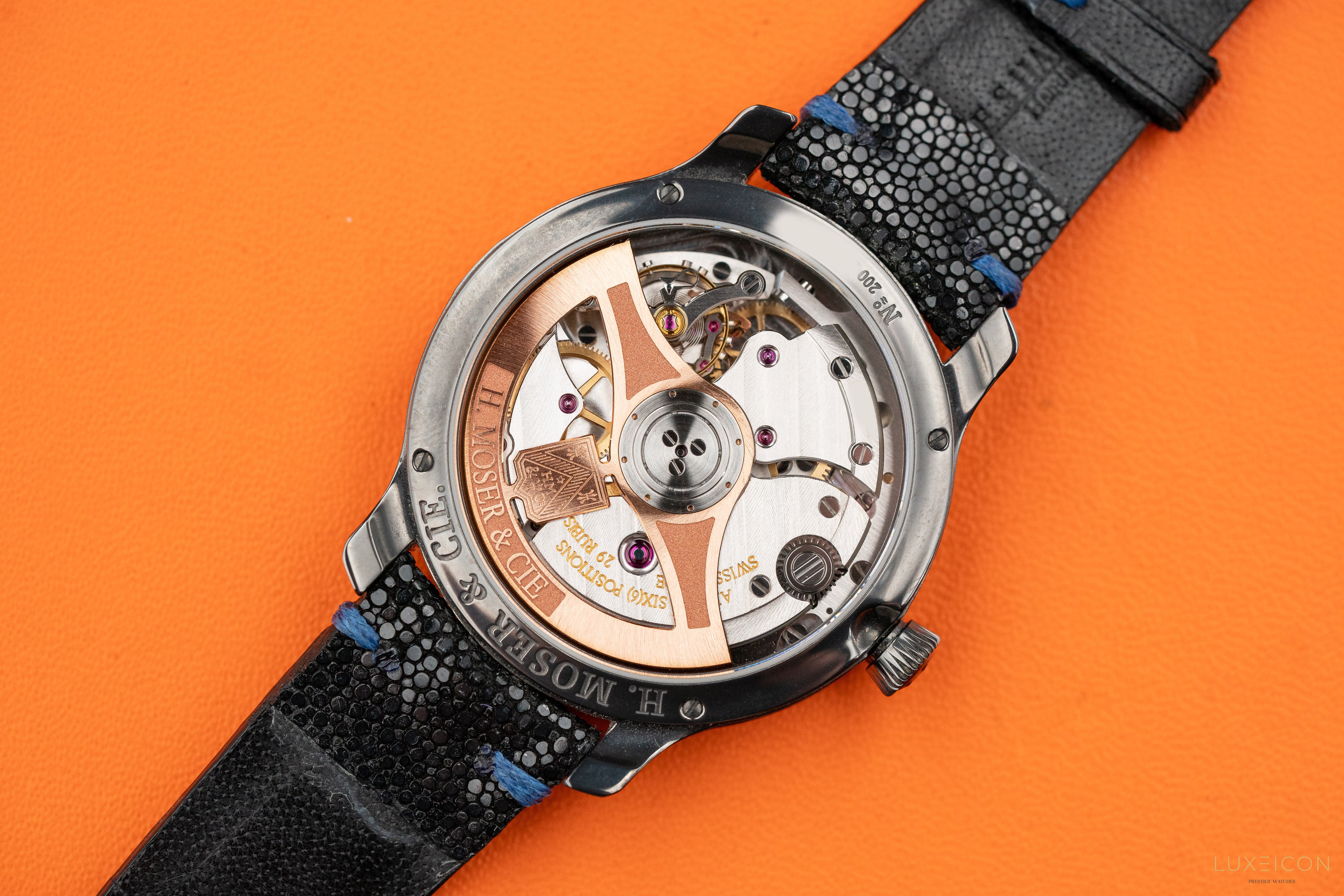 H. MOSER & CIE Endeavour Dual Time Concept Titanium Limited Edition