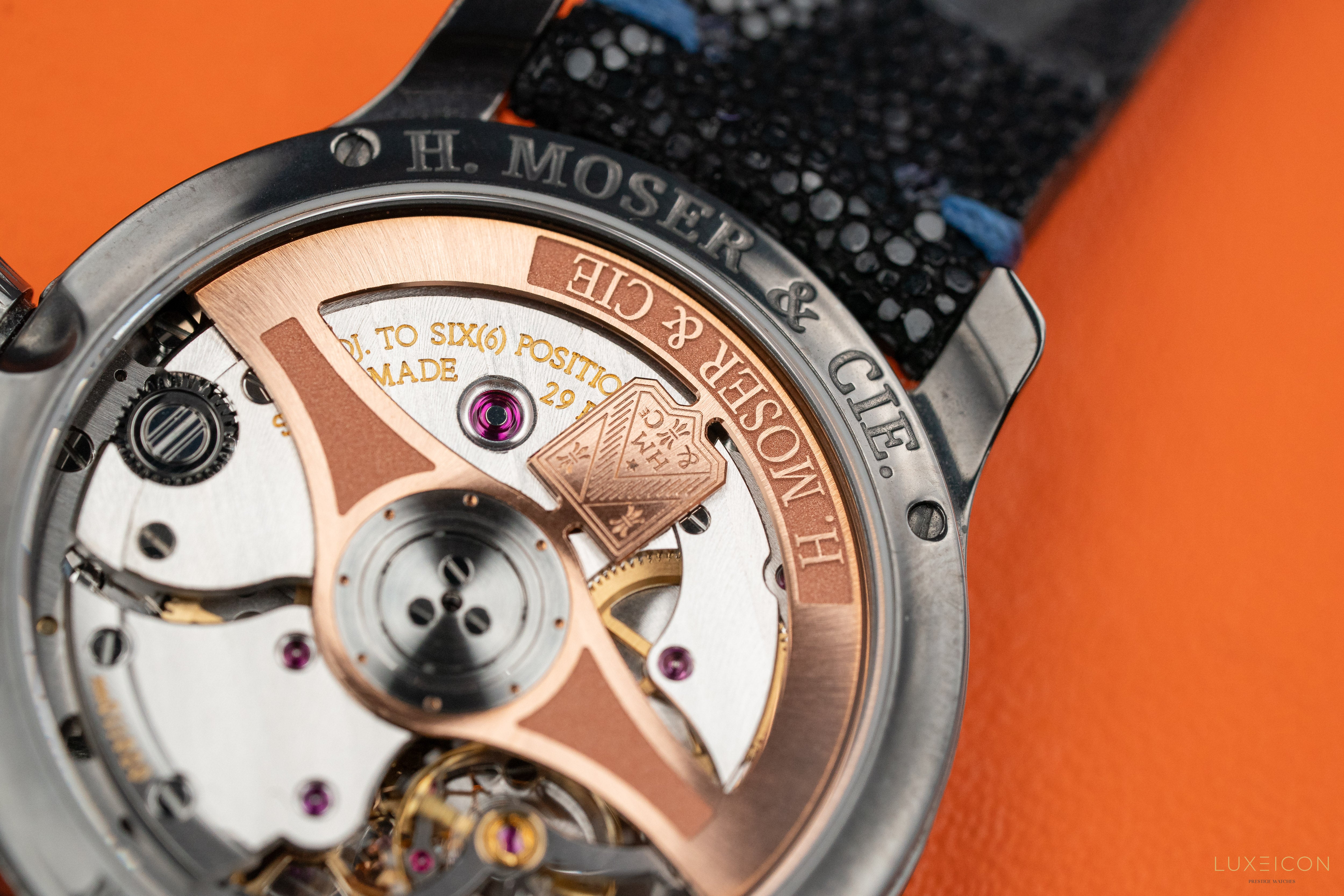 H. MOSER & CIE Endeavour Dual Time Concept Titanium Limited Edition