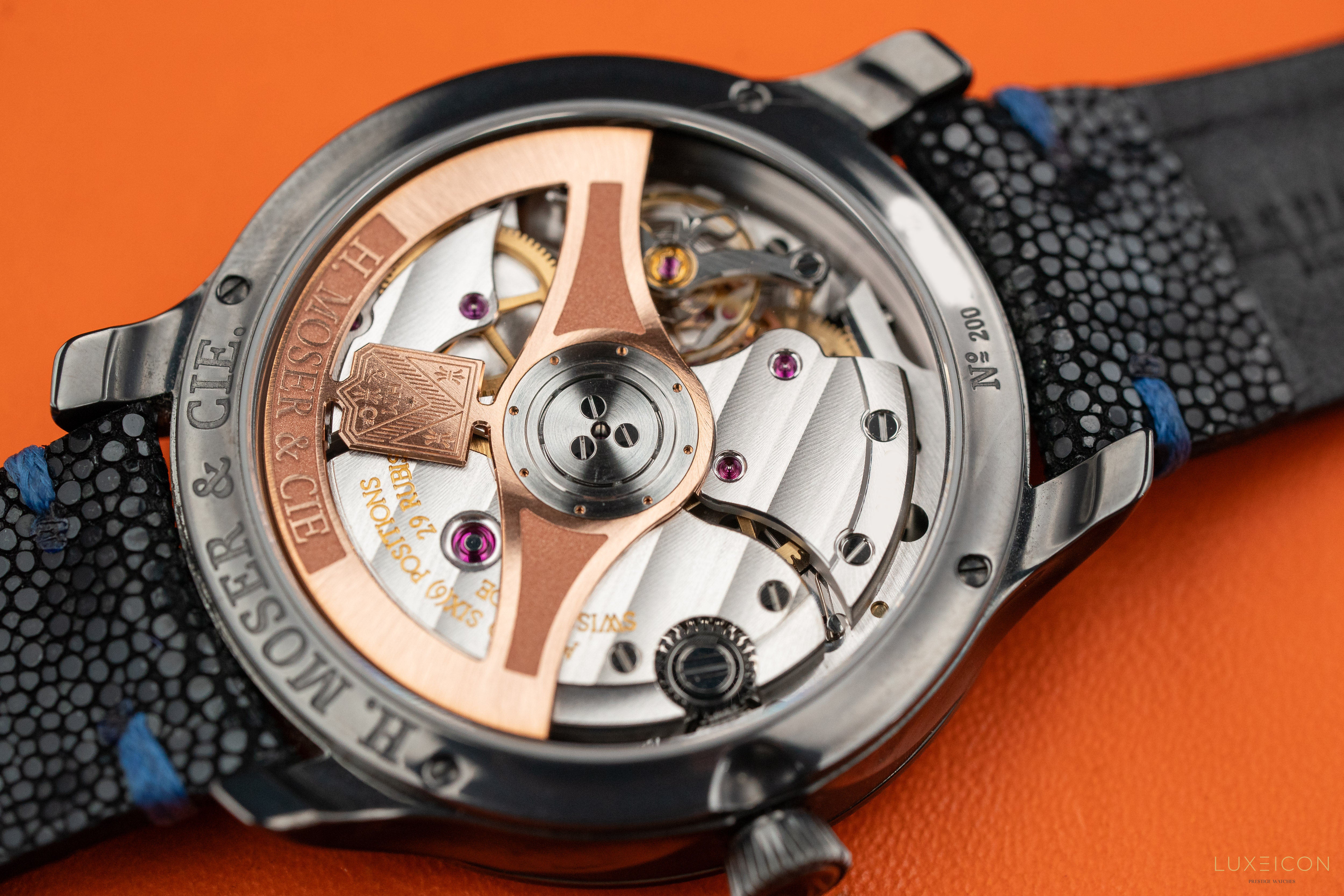 H. MOSER & CIE Endeavour Dual Time Concept Titanium Limited Edition