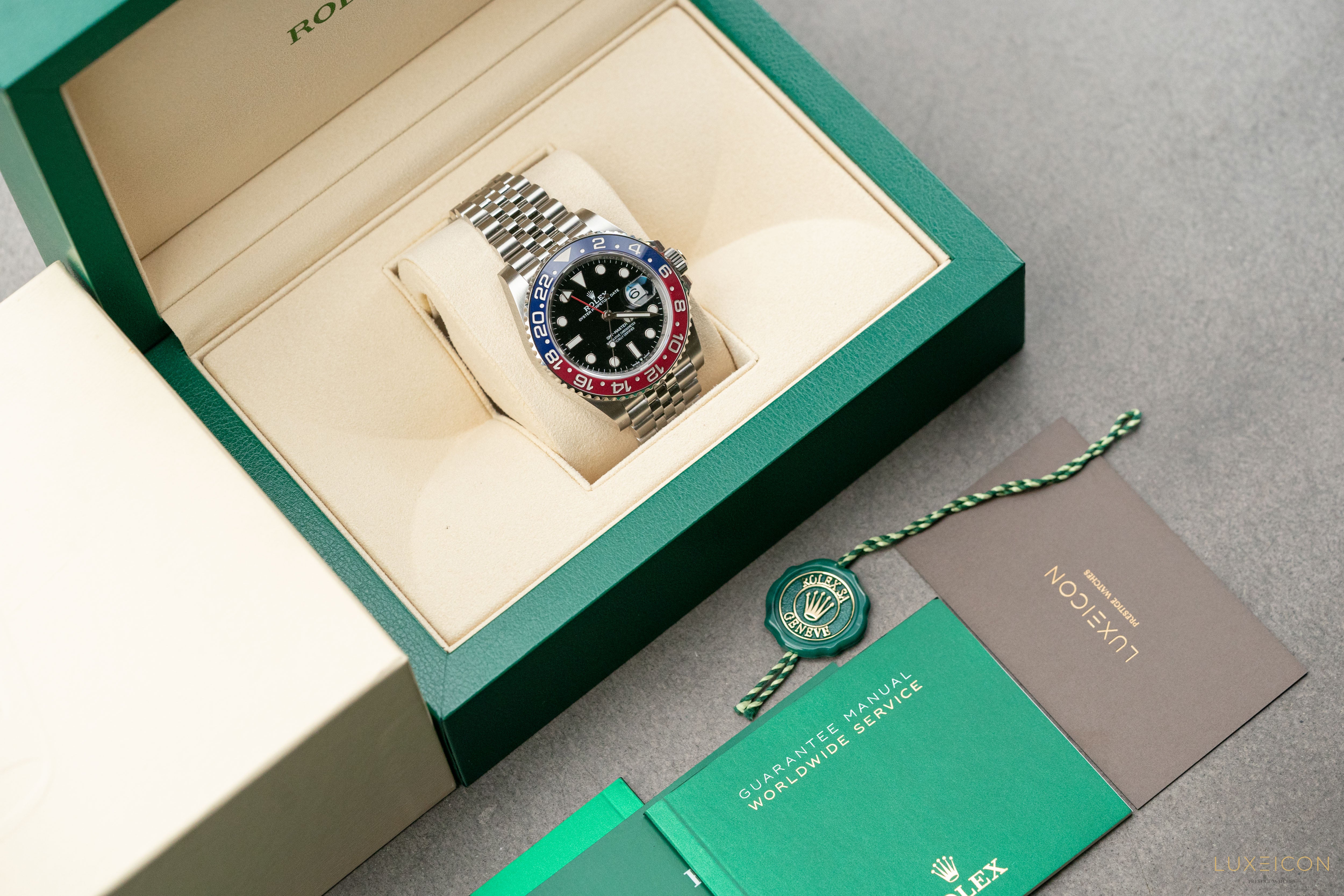 Rolex GMT-Master II Pepsi Jubilee Bracelet 126710BLRO 2021