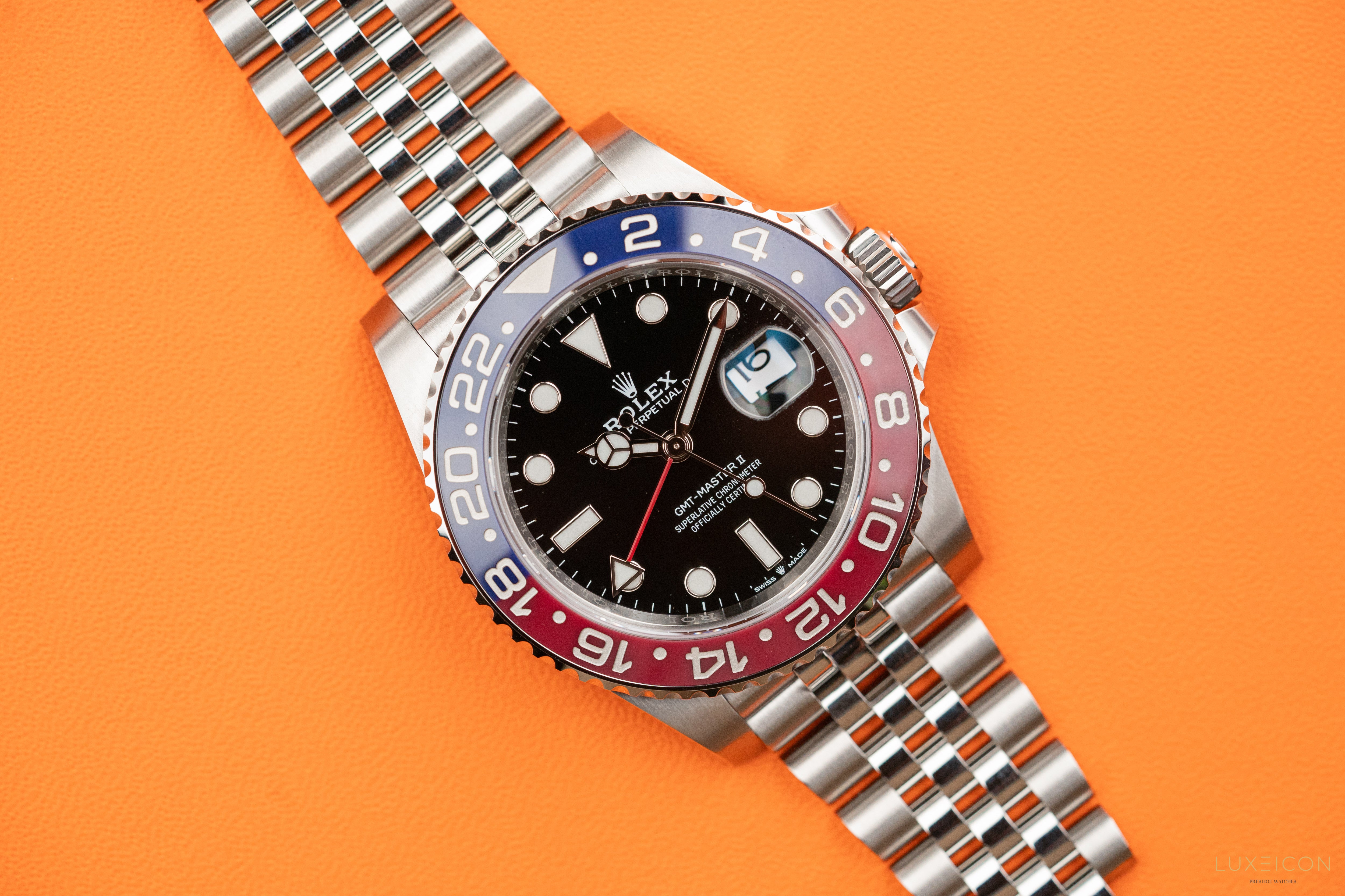 Rolex Gmt-Master II Pepsi 40mm Stainless Steel Jubilee 126710BLRO