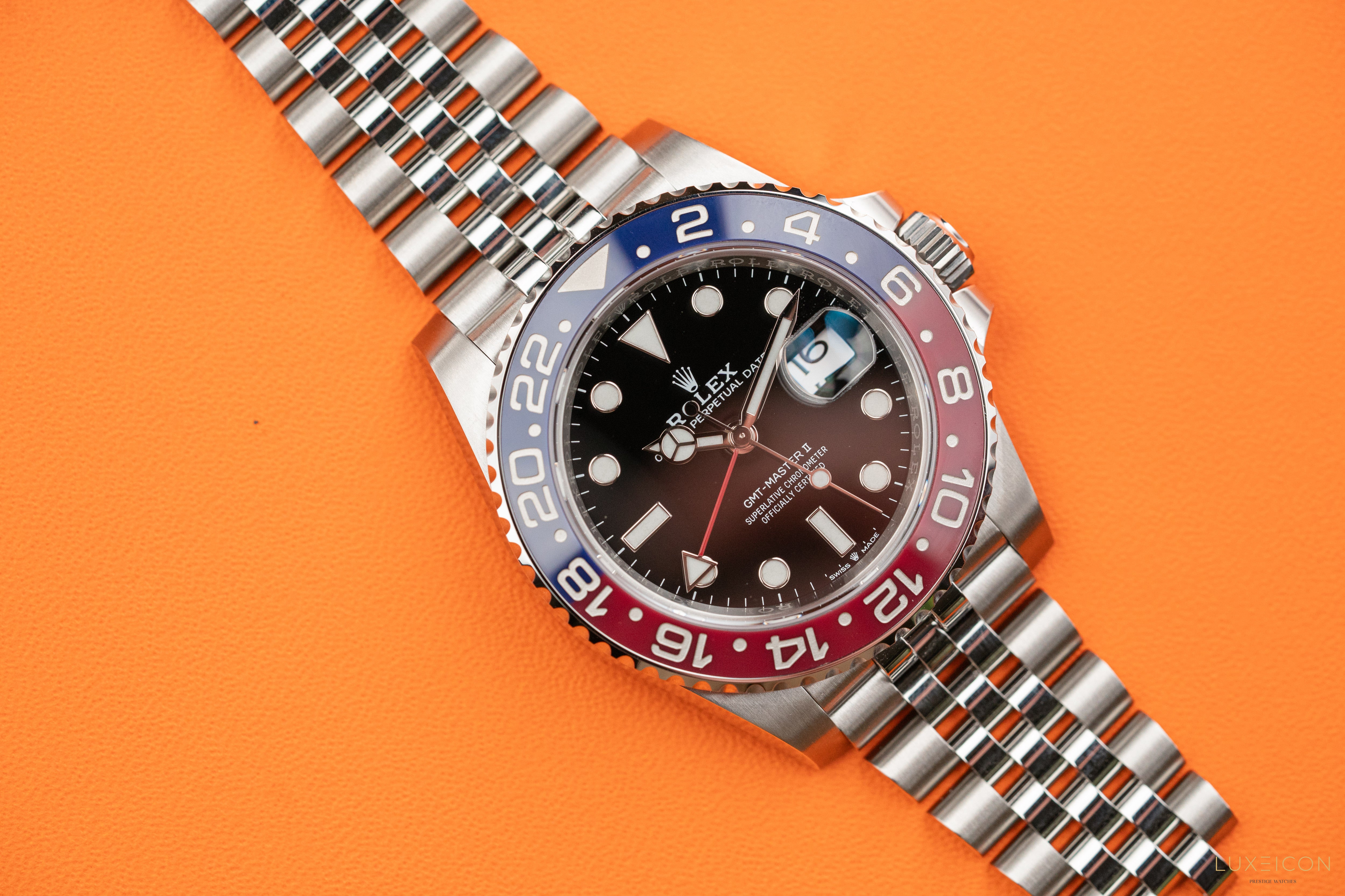 Rolex GMT-Master II Pepsi Jubilee Bracelet 126710BLRO 2021