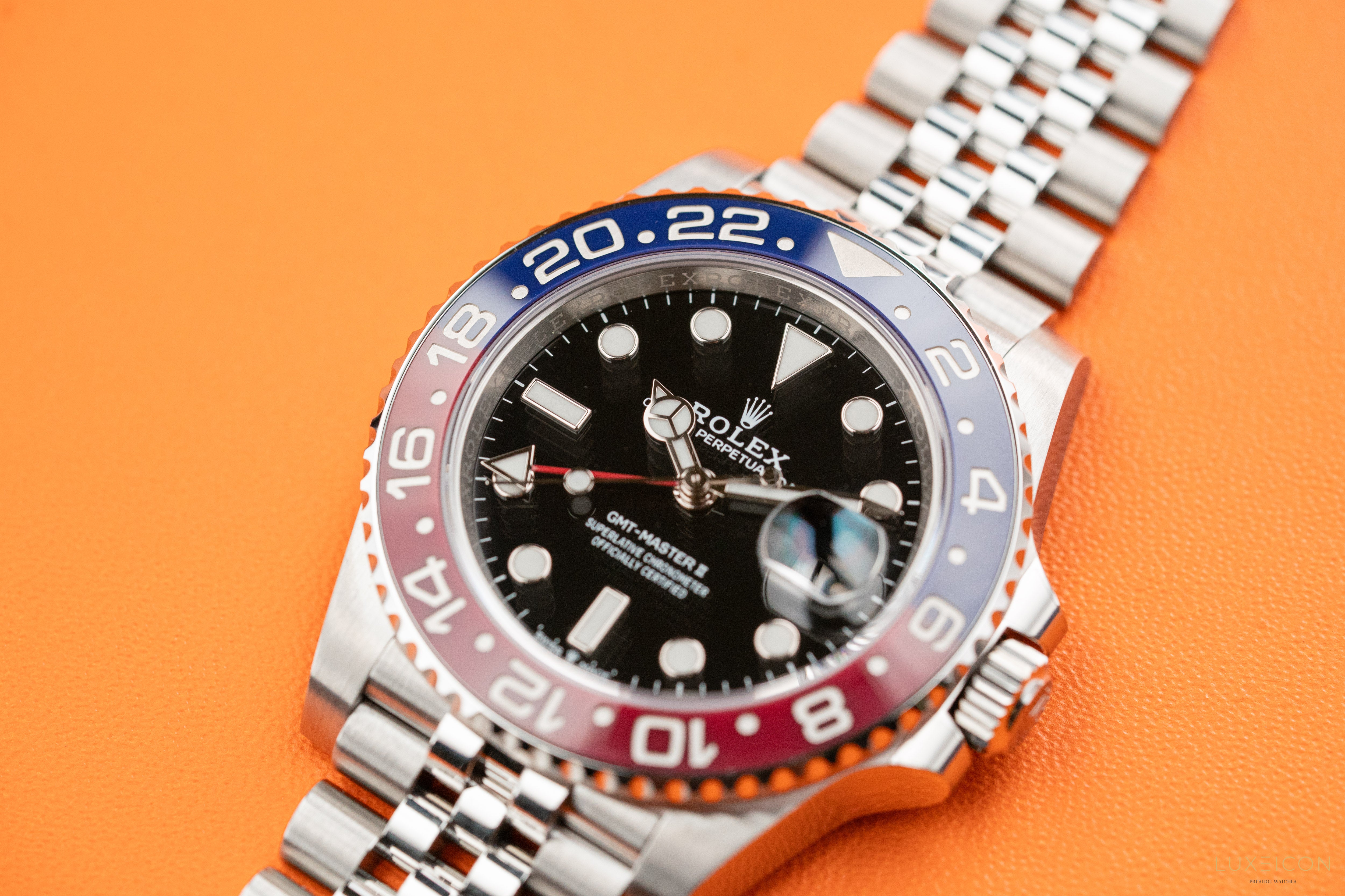 Rolex Gmt-Master II Pepsi 40mm Stainless Steel Jubilee 126710BLRO