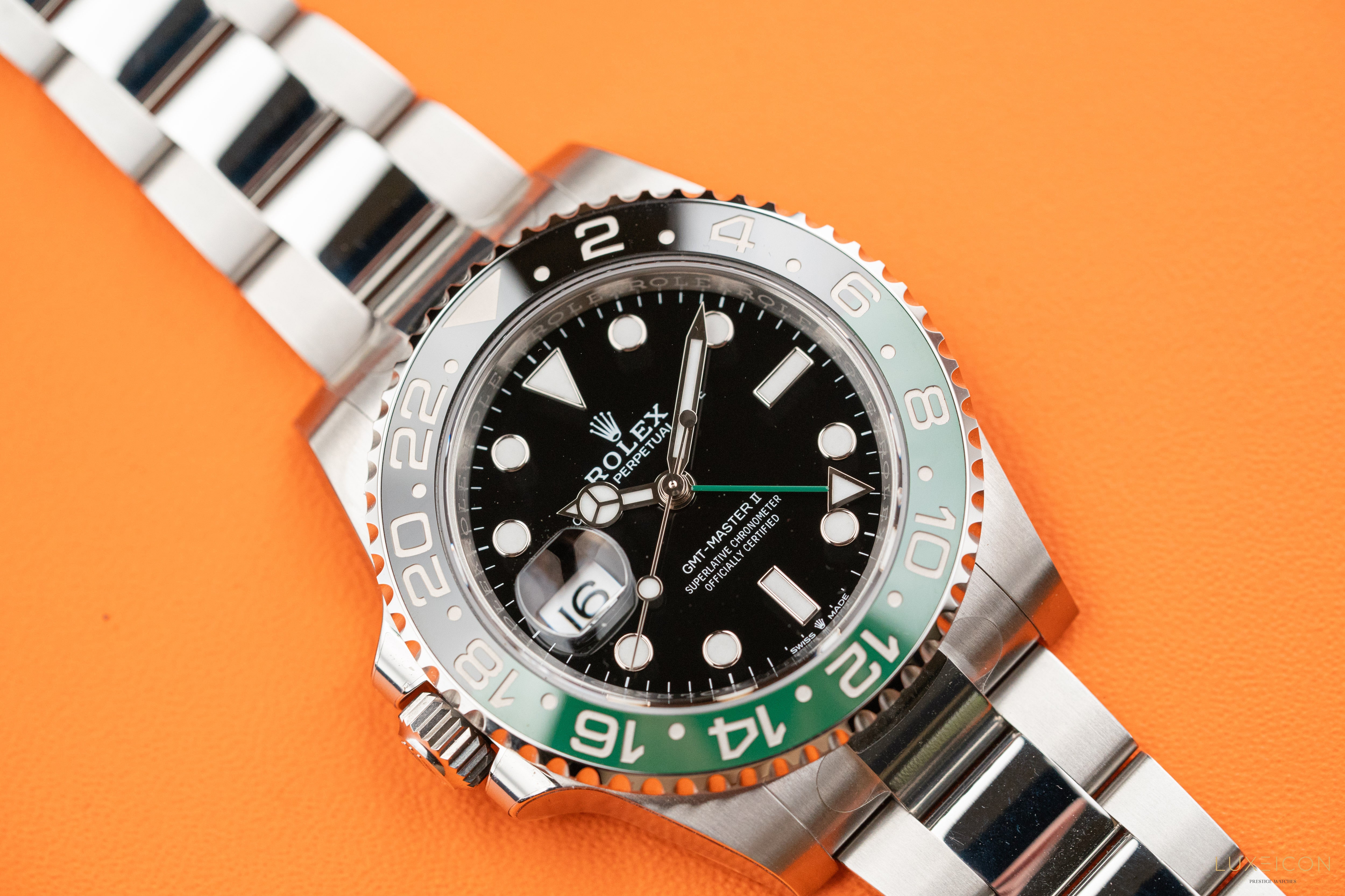 Rolex GMT-Master II Steel Sprite Lefty Oyster 126720VTNR