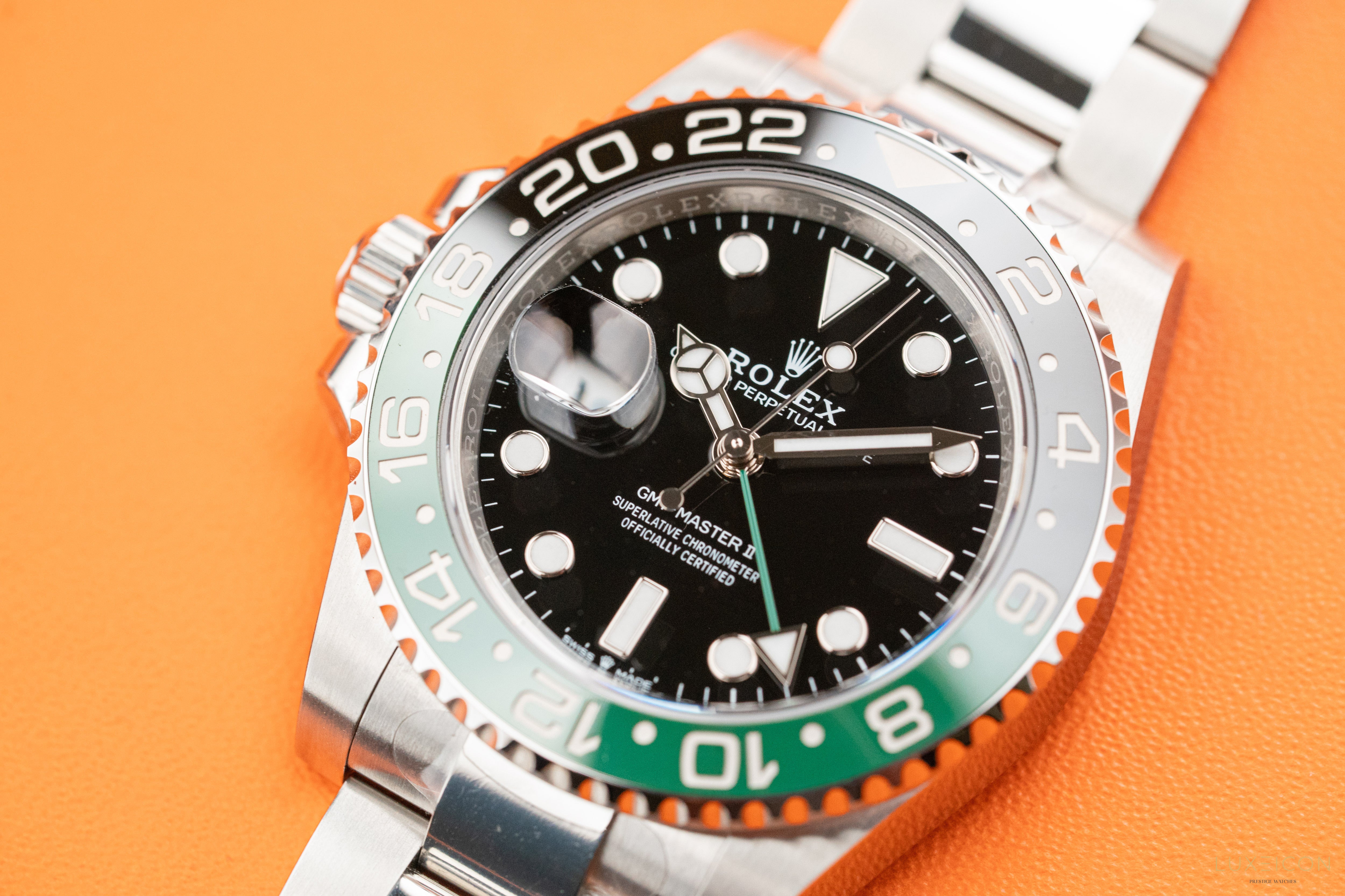 Rolex GMT-Master II Steel Sprite Lefty Oyster 126720VTNR