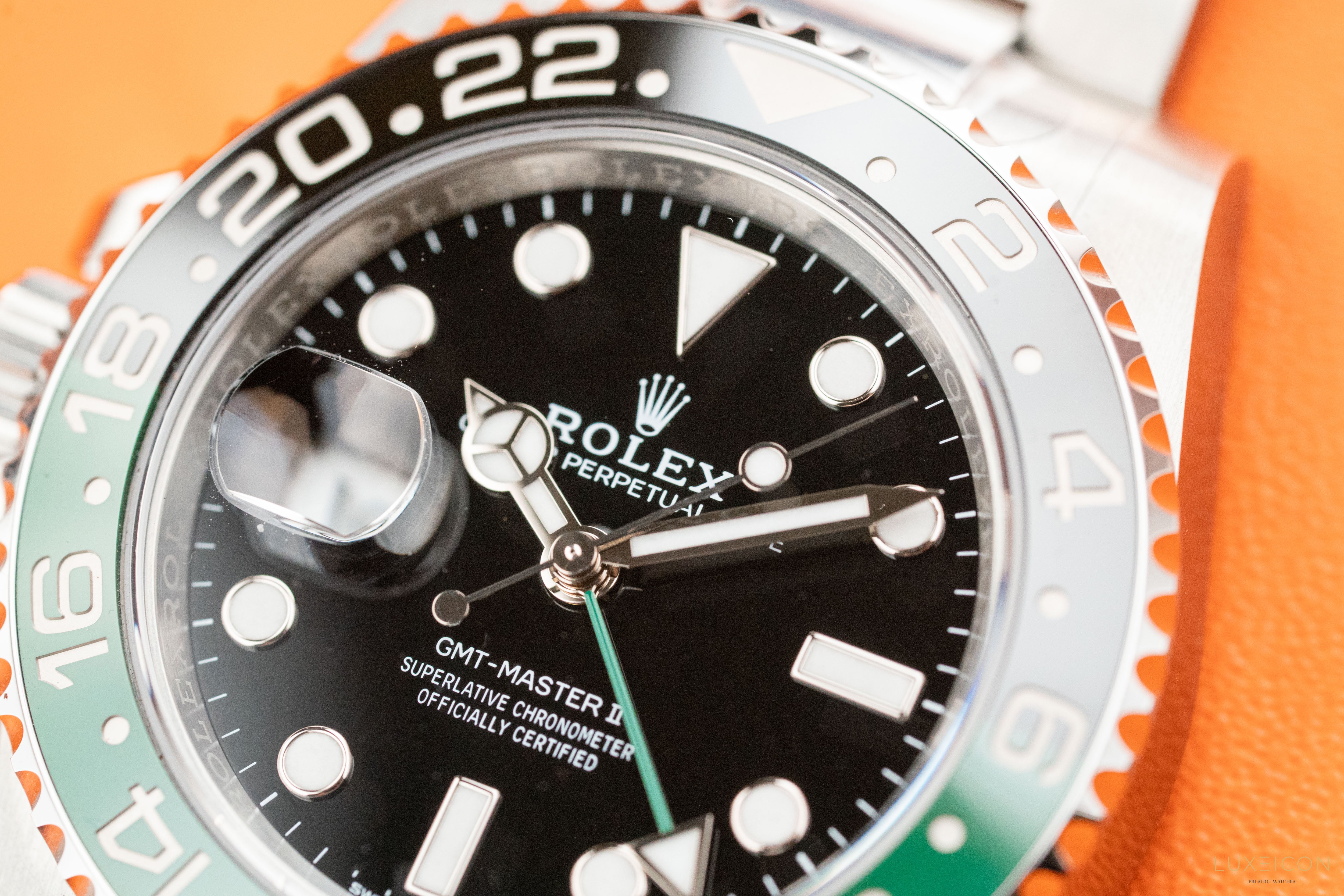 Rolex GMT-Master II Steel Sprite Lefty Oyster 126720VTNR