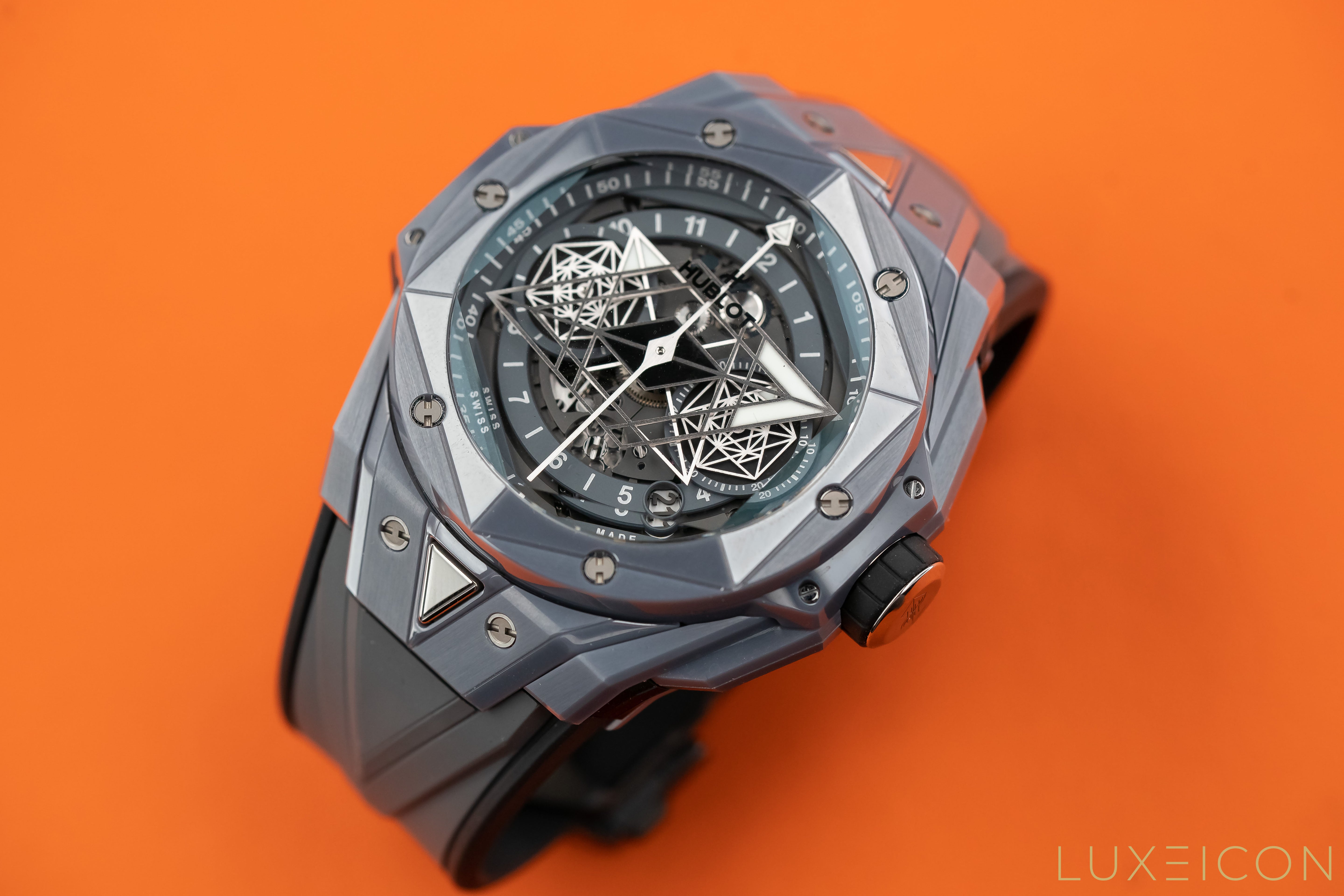 Hublot Big Bang Sang Bleu II Grey Big 45mm Ceramic Limited Edition Ref. 418.FX.8007.RX.MXM21