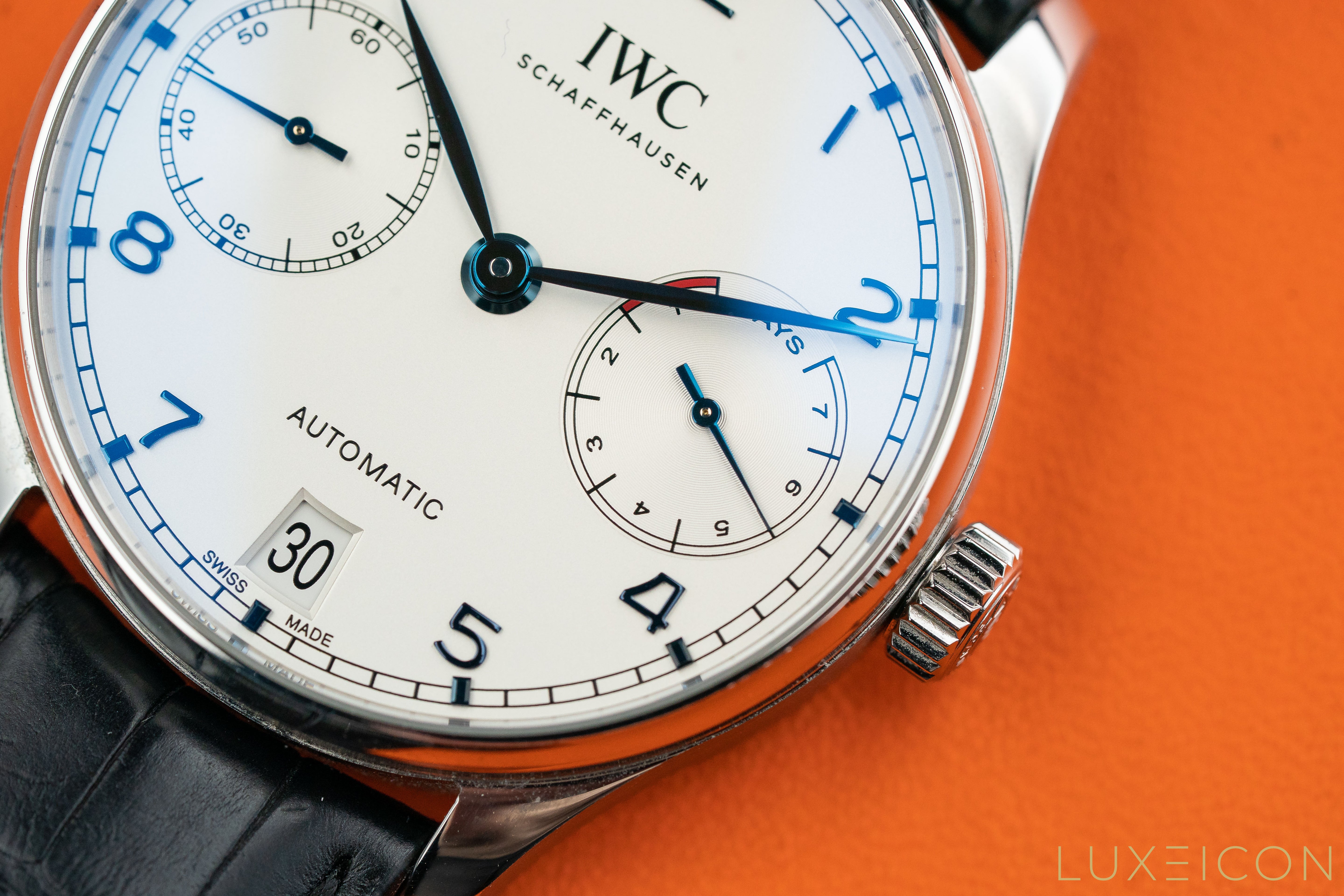 IWC Portuguese Automatic Portugieser 7 Day IW500705 Silver Dial 42mm