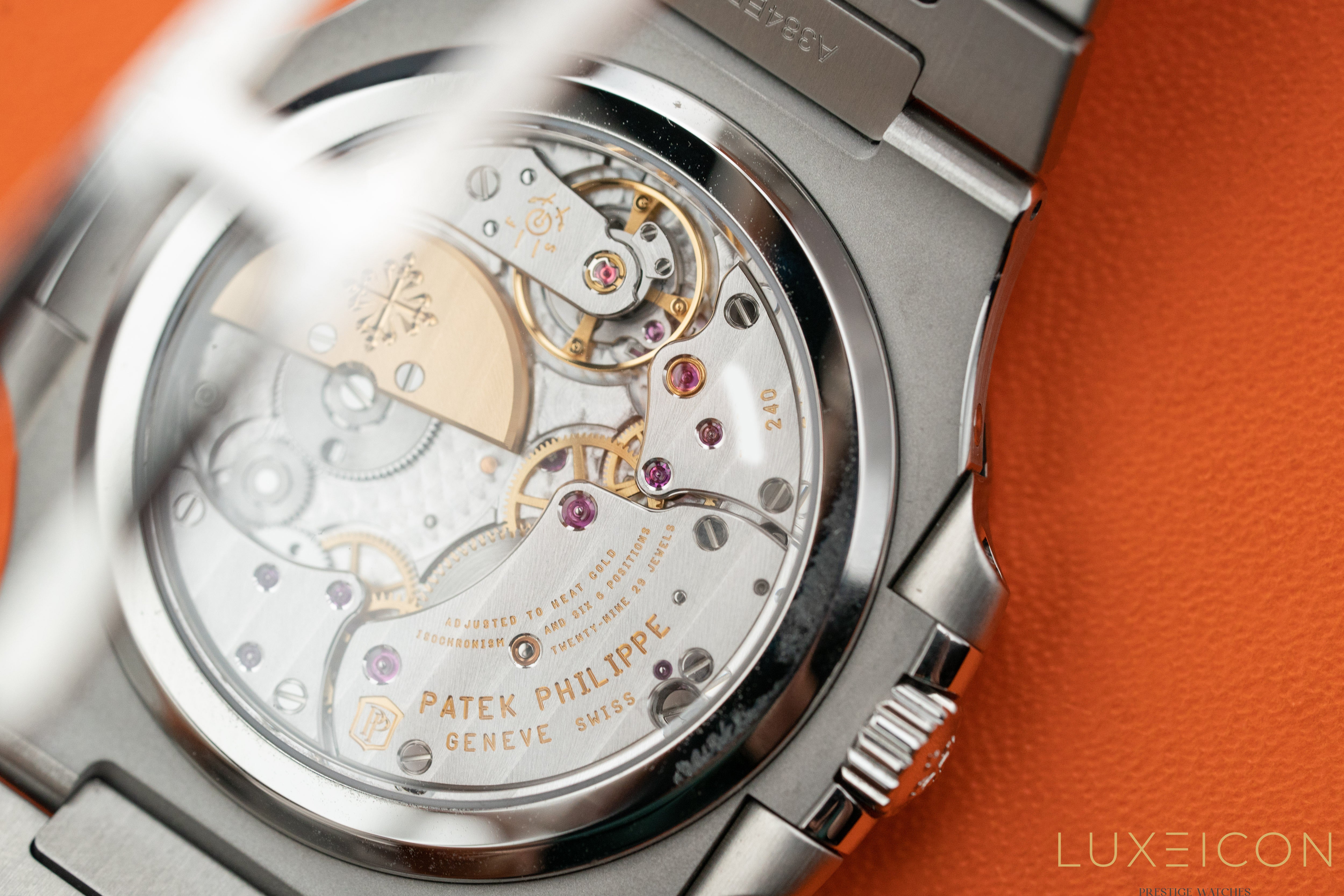 Patek Philippe Nautilus 5712/1A Moon Phase Stainless Steel Blue Dial 2021