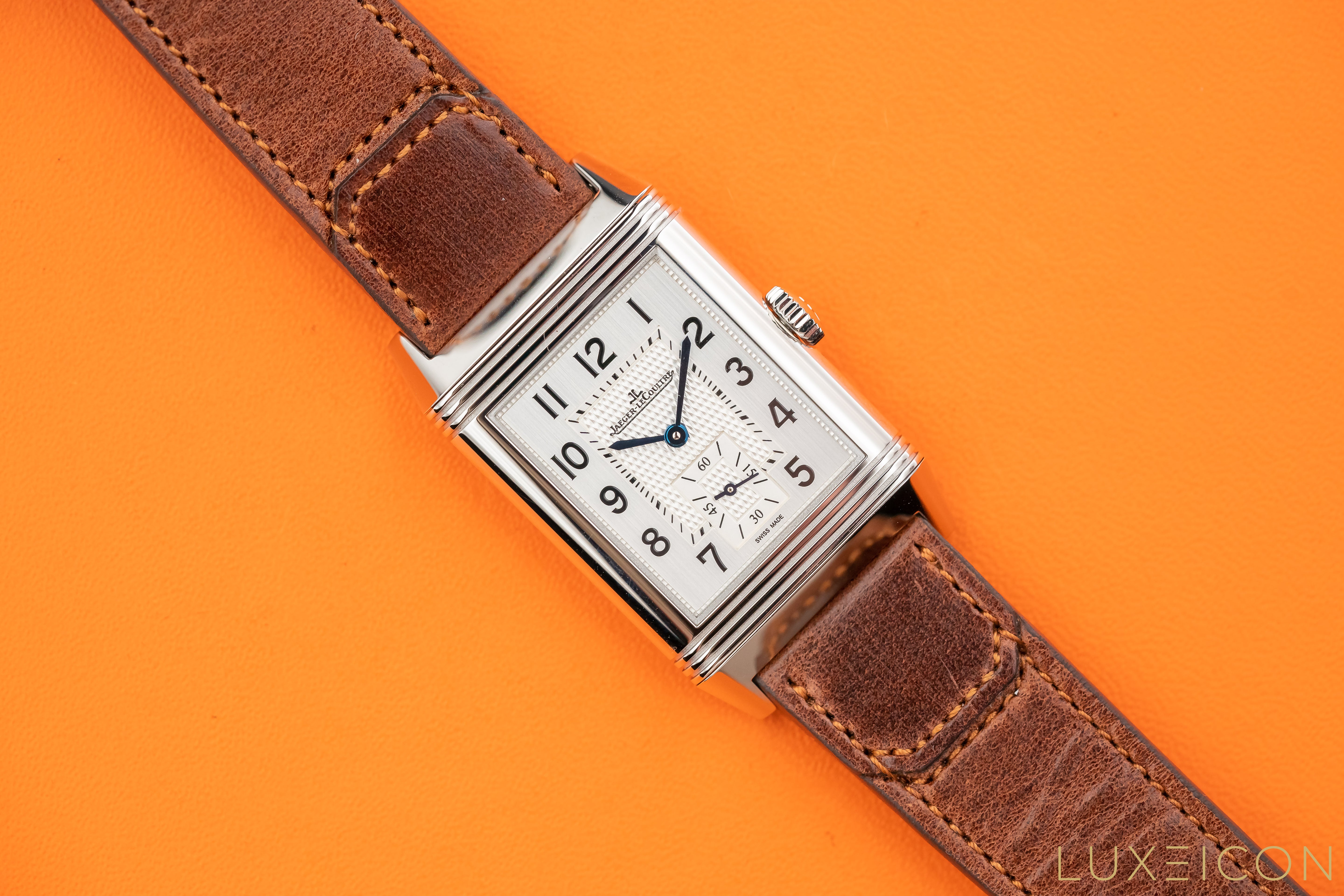 Jaeger-LeCoultre Reverso Classic Small Large Silver Dial Small Second Manual Winding