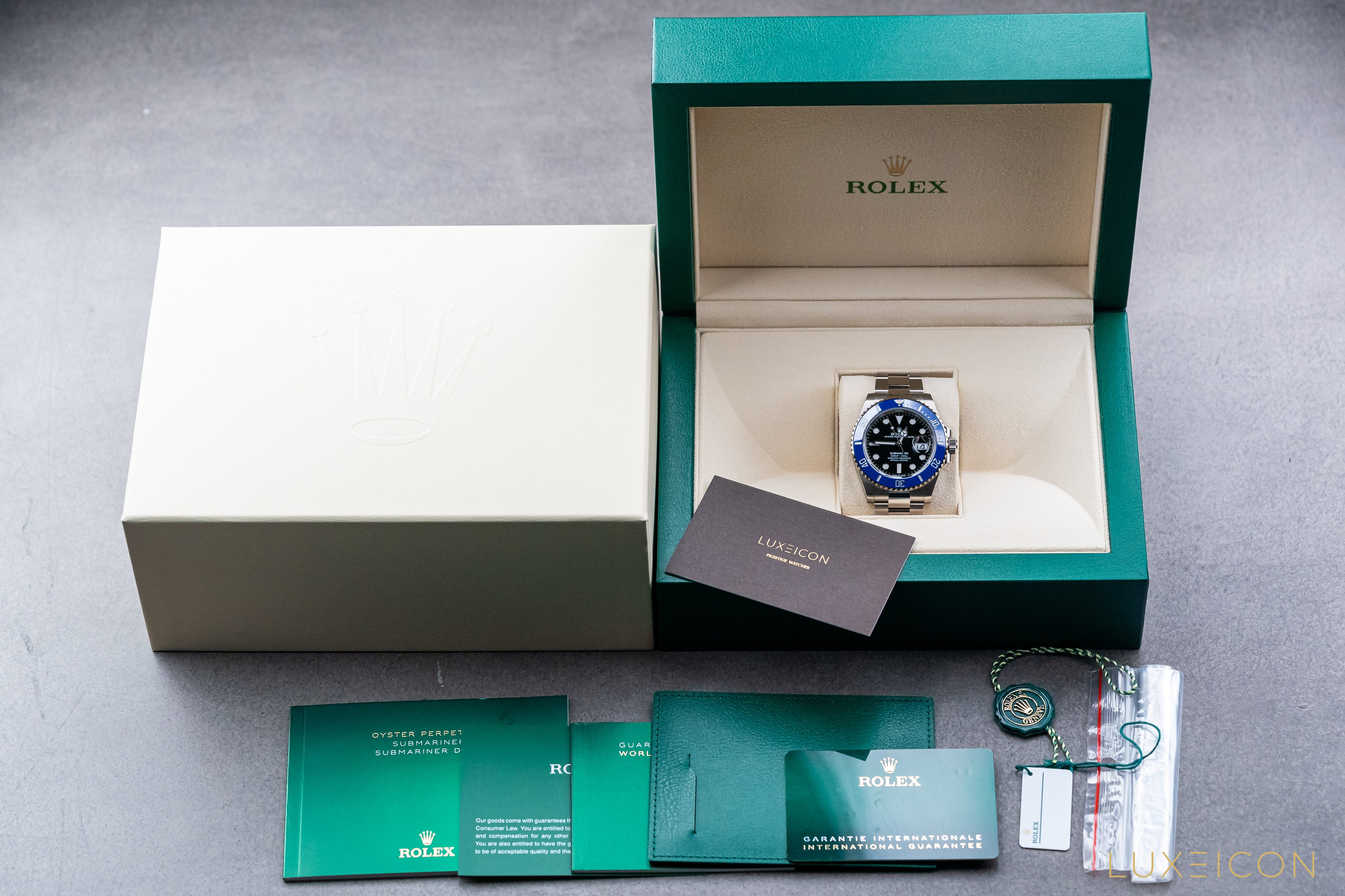 Rolex Submariner Date 41mm White Gold Smurf 126619LB