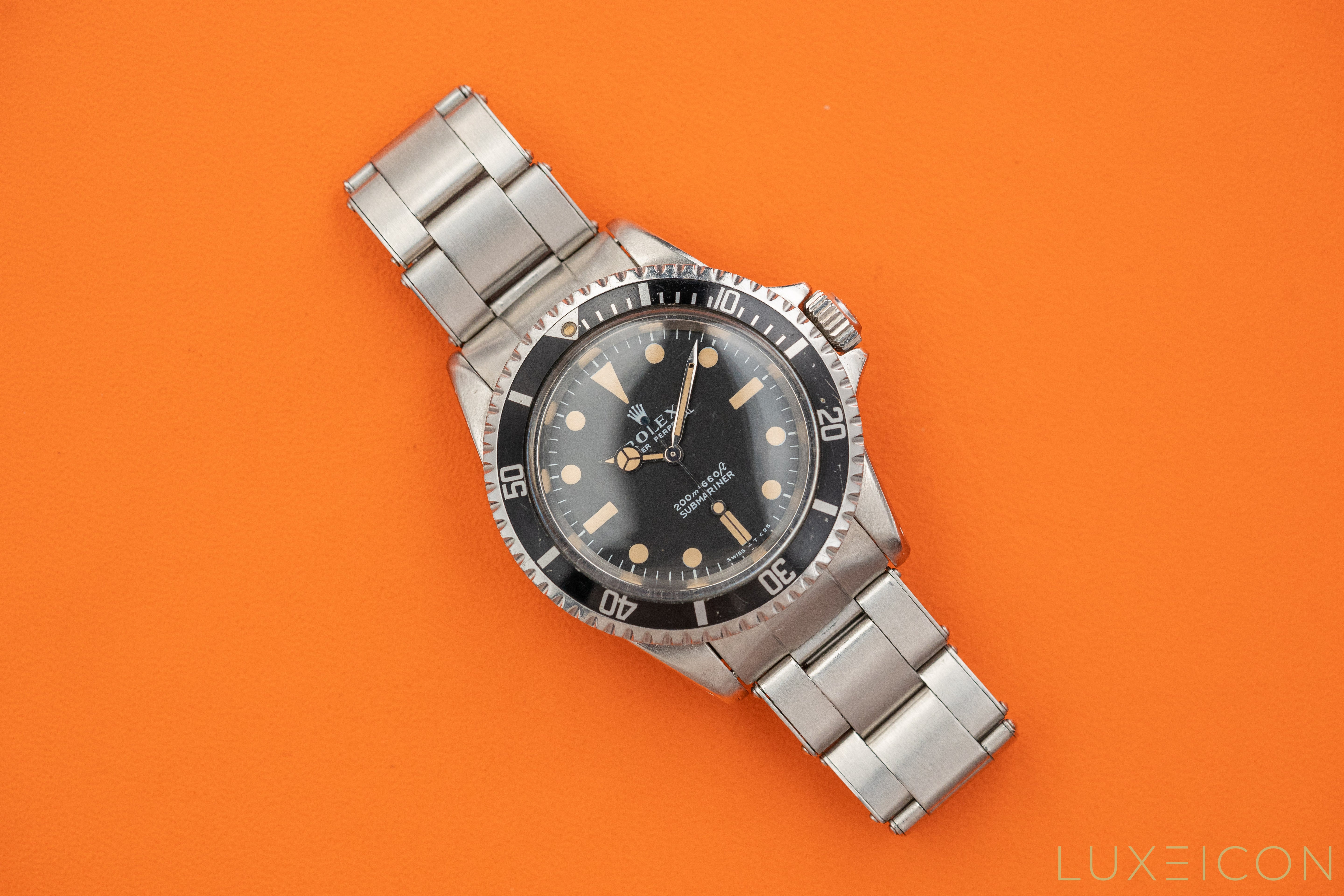 Rolex Submariner 5513 No Date Meter First 40mm 1968 Fullset