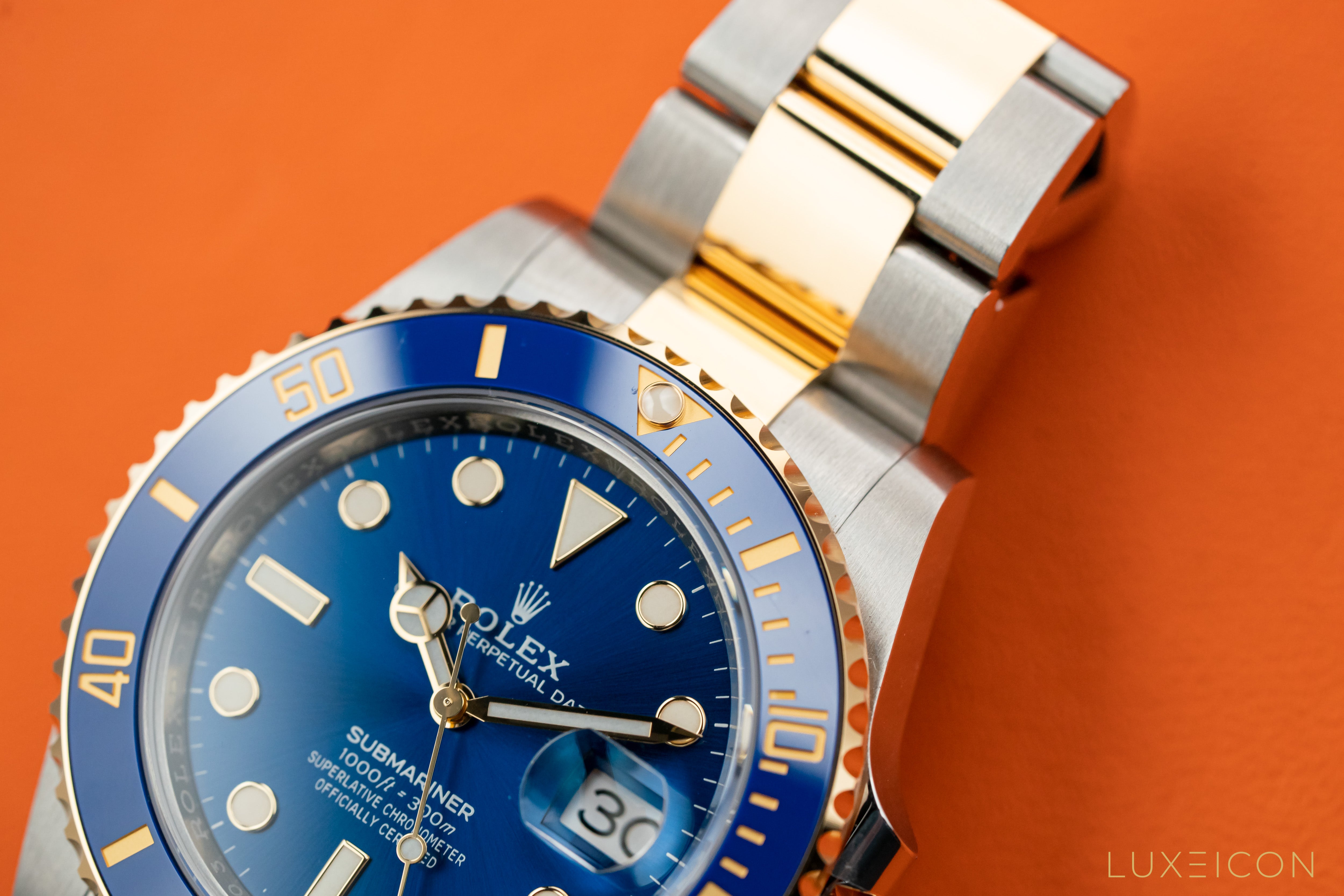 Rolex Submariner Date 41mm Blue Dial 18ct Gold Steel 126613LB