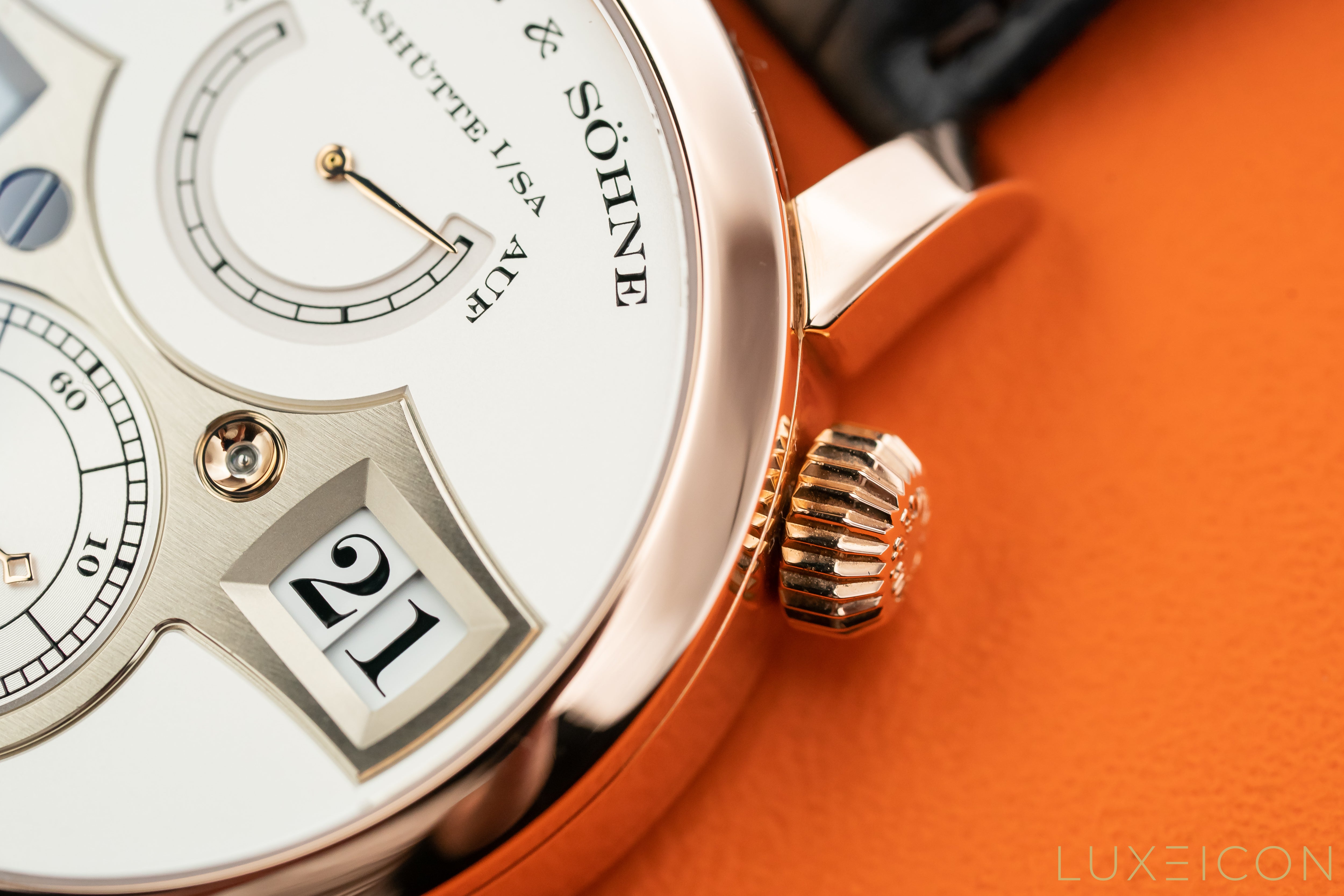 A. Lange & Söhne Zeitwerk 140.032 silver dial rose gold 2014