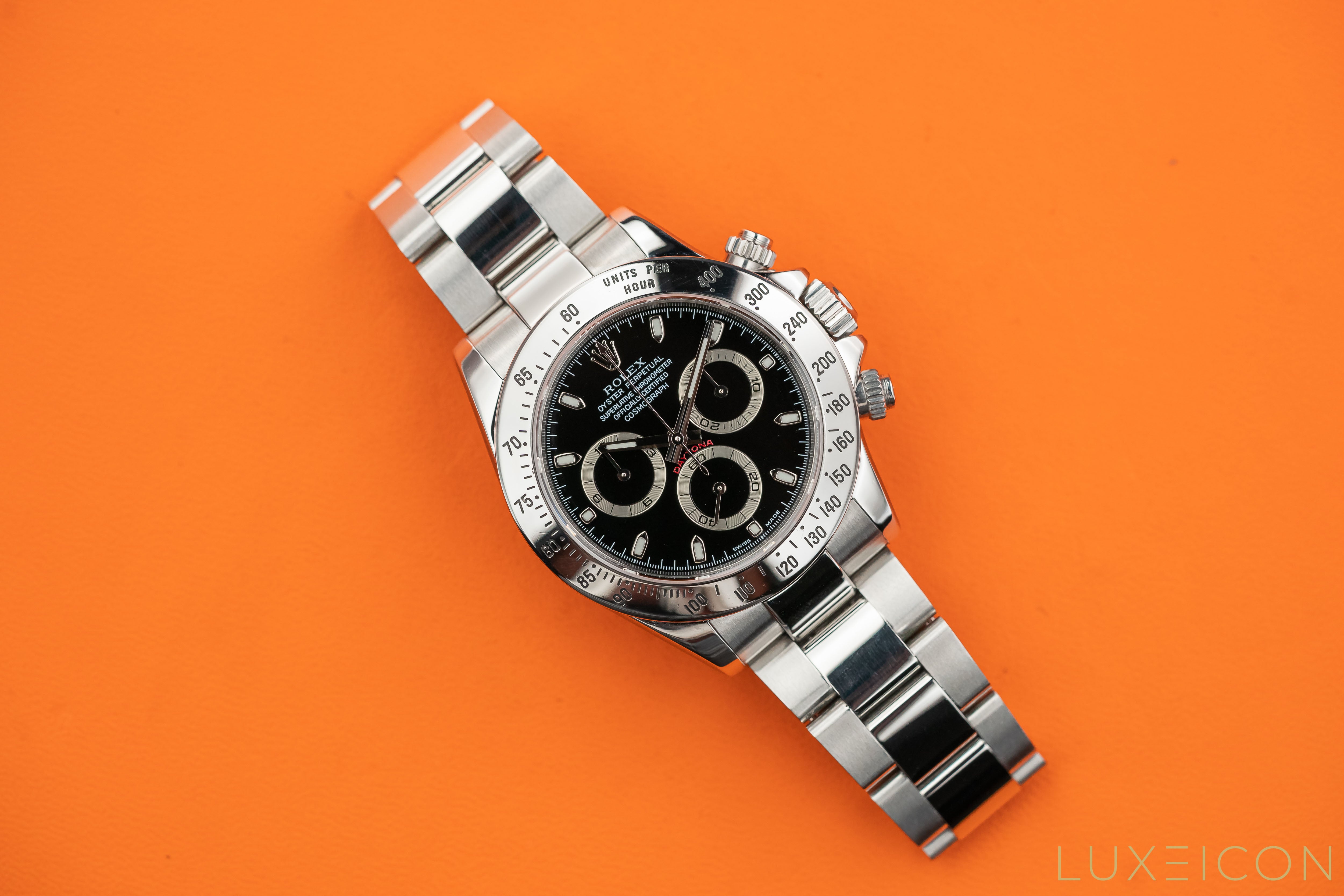 Rolex Cosmoghraph Daytona 116520 40mm Stainless Steel Black dial 2004 Fullset